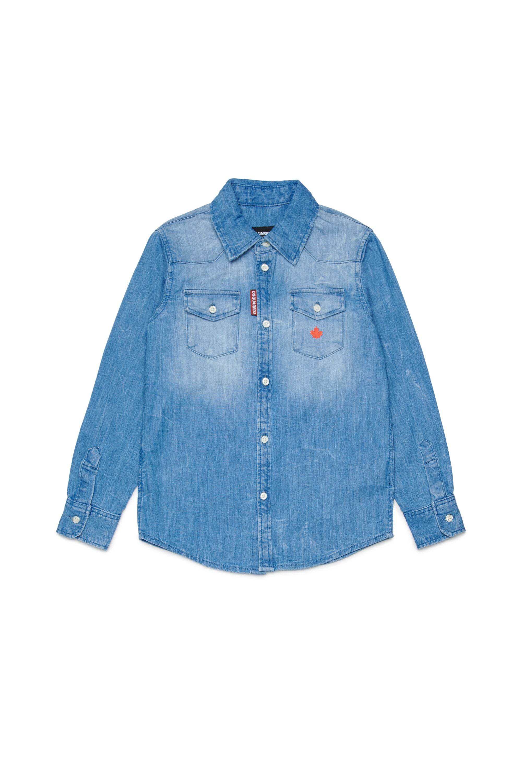 Denimhemd mit Logo