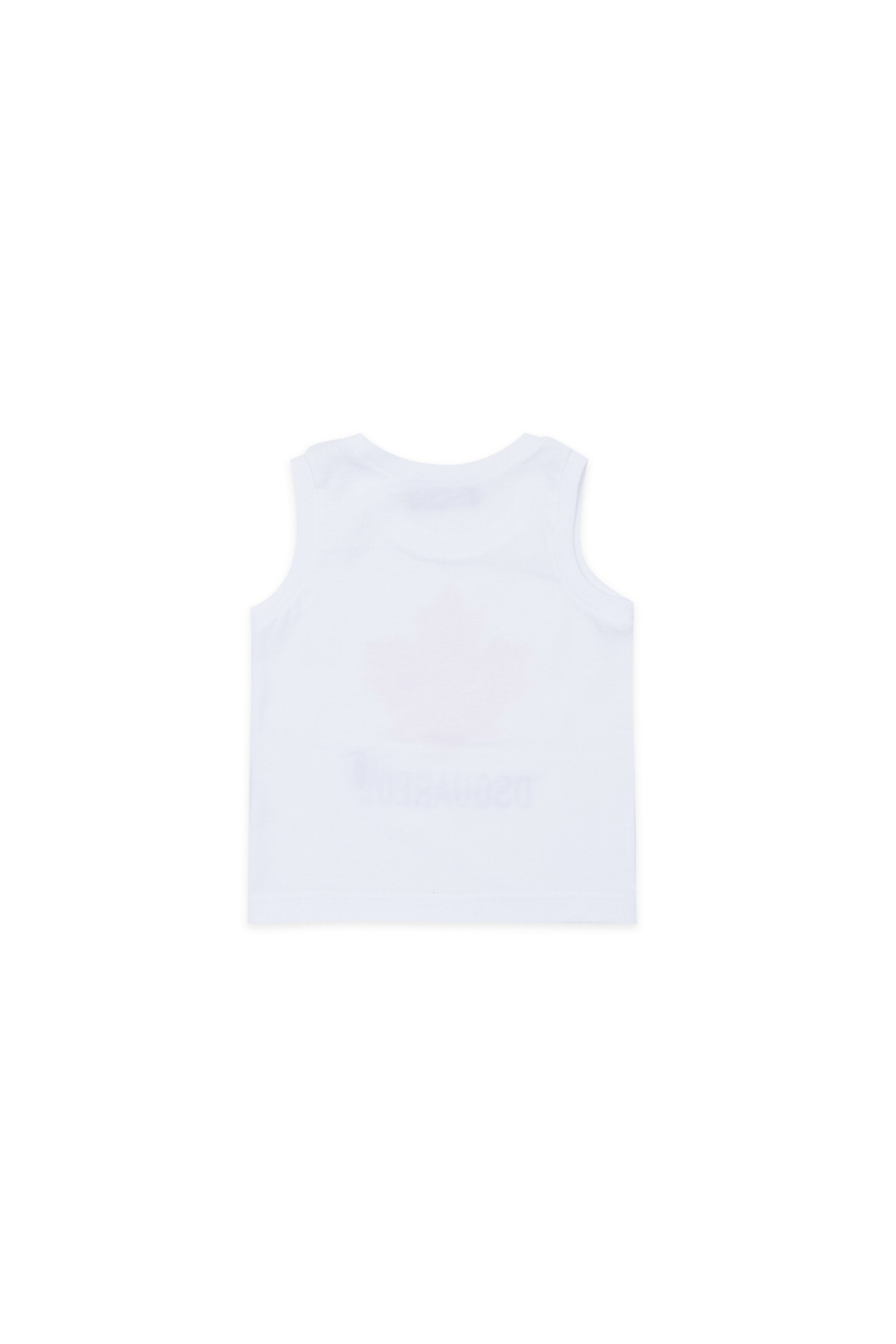 Ärmelloses T-Shirt mit Logo