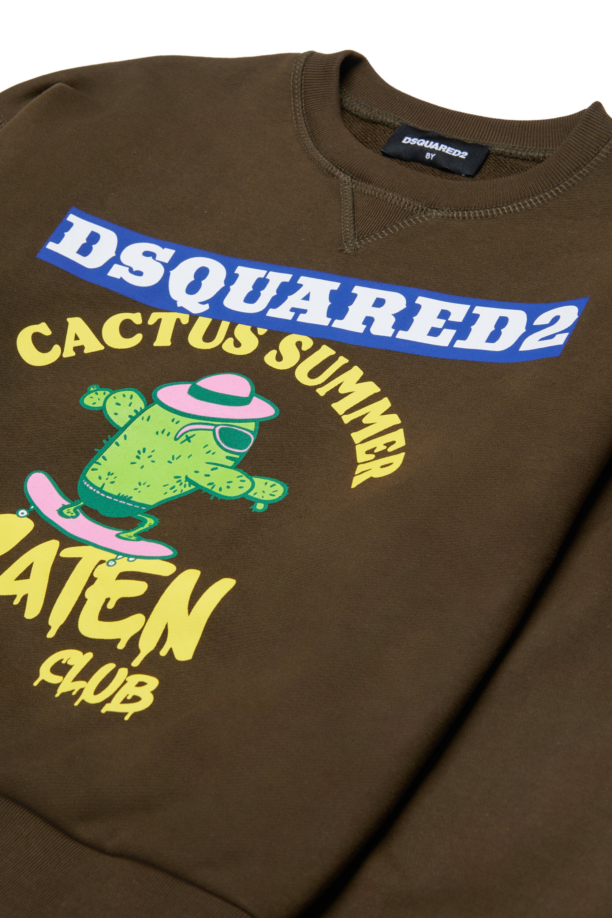 Sudadera de cuello redondo con logo estampado