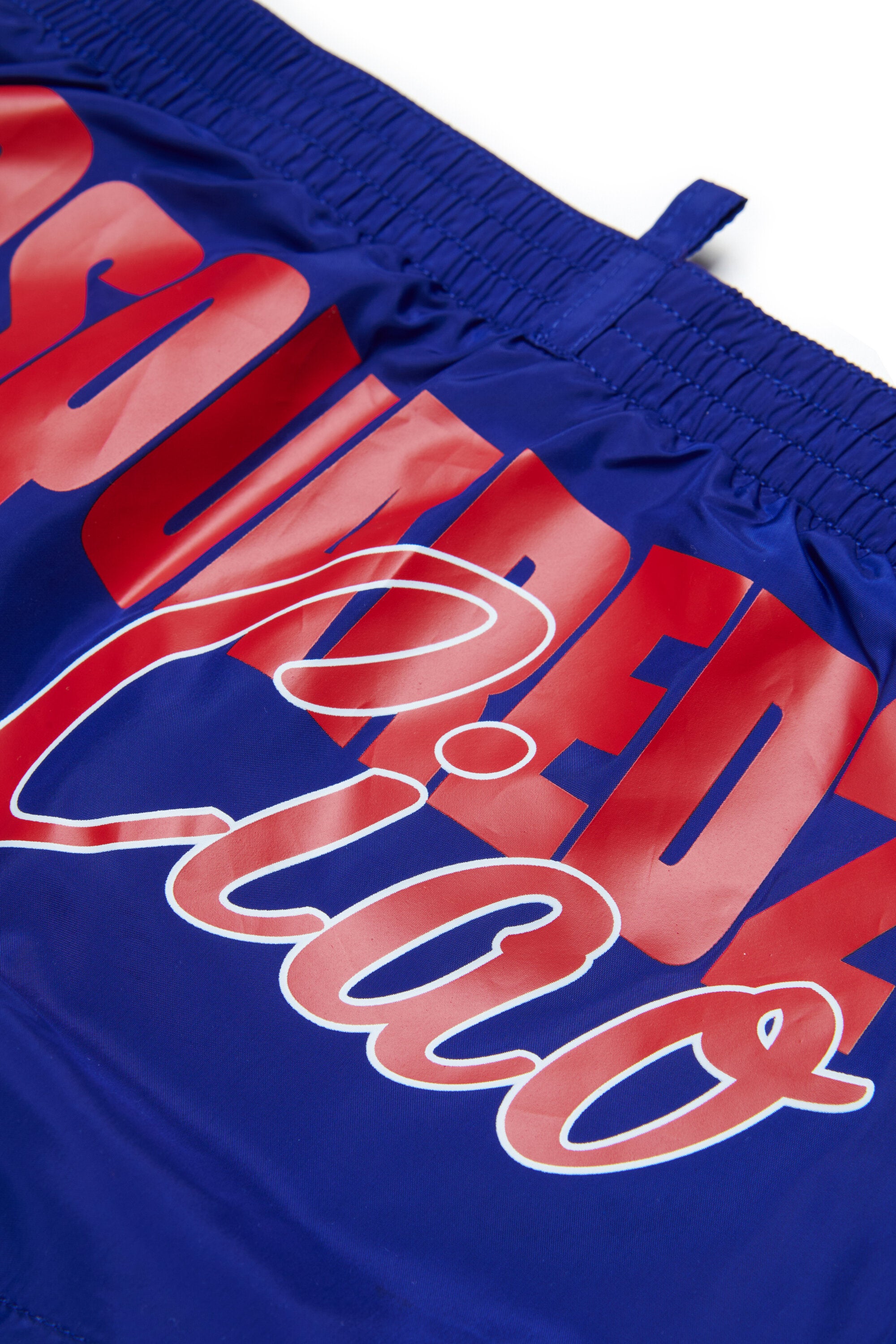 Boxer swimsuit with logo