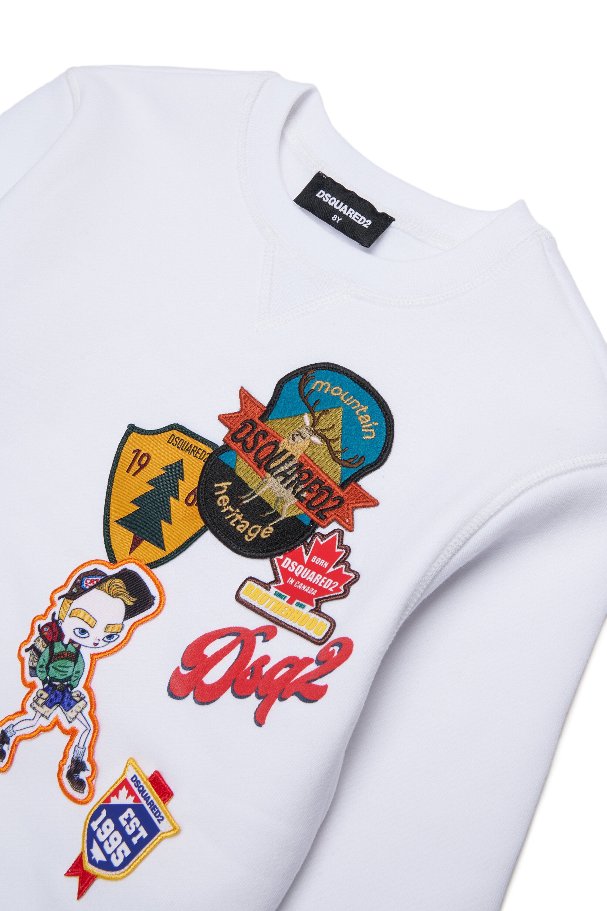 Sweatshirt mit Rundhalsausschnitt und Logo