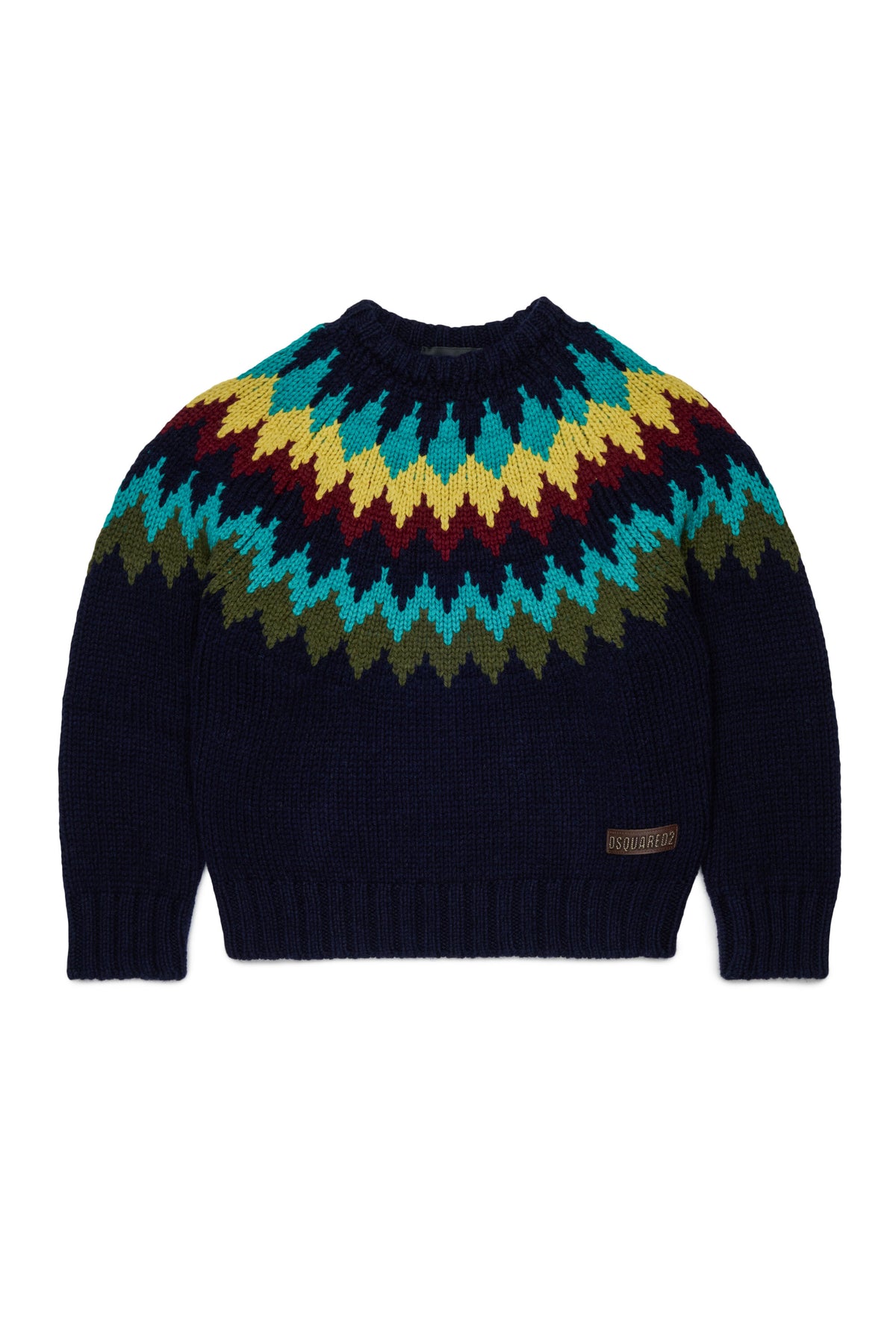Pullover girocollo con logo