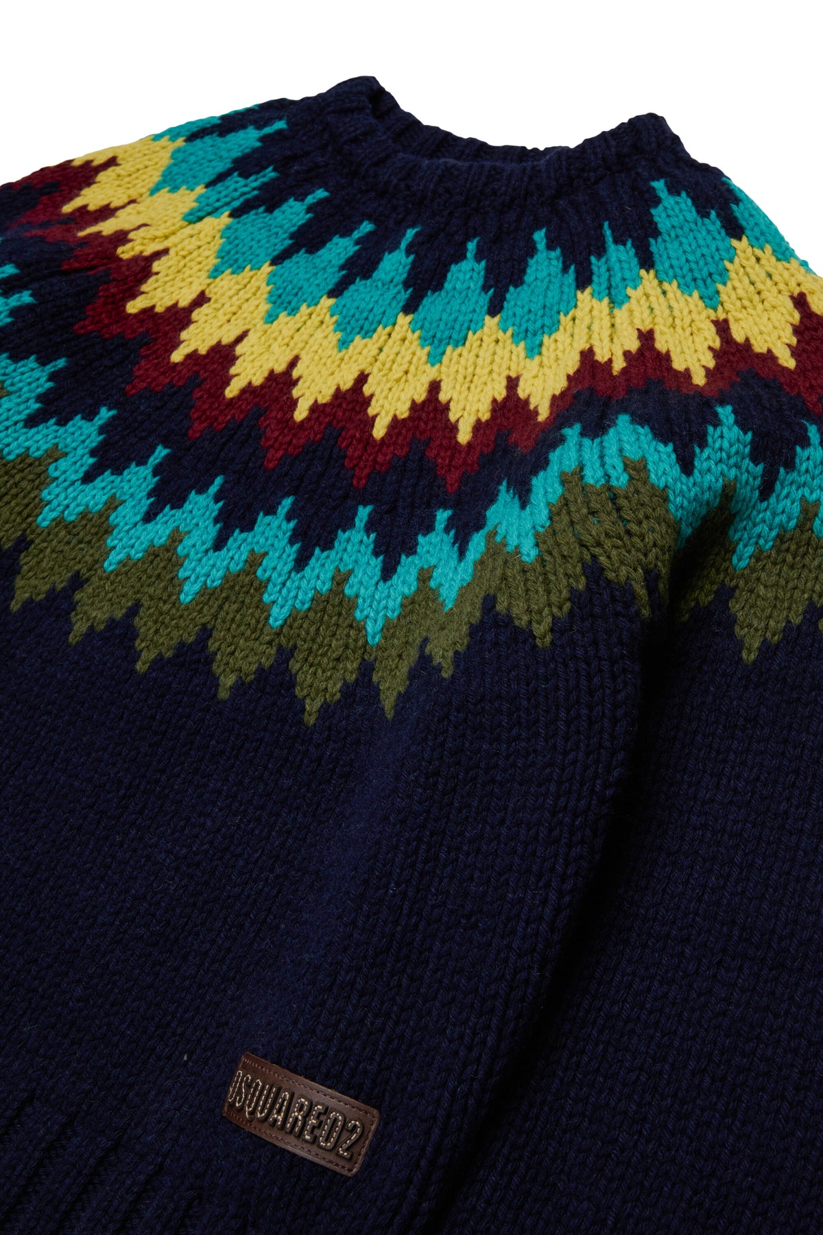 Pullover girocollo con logo