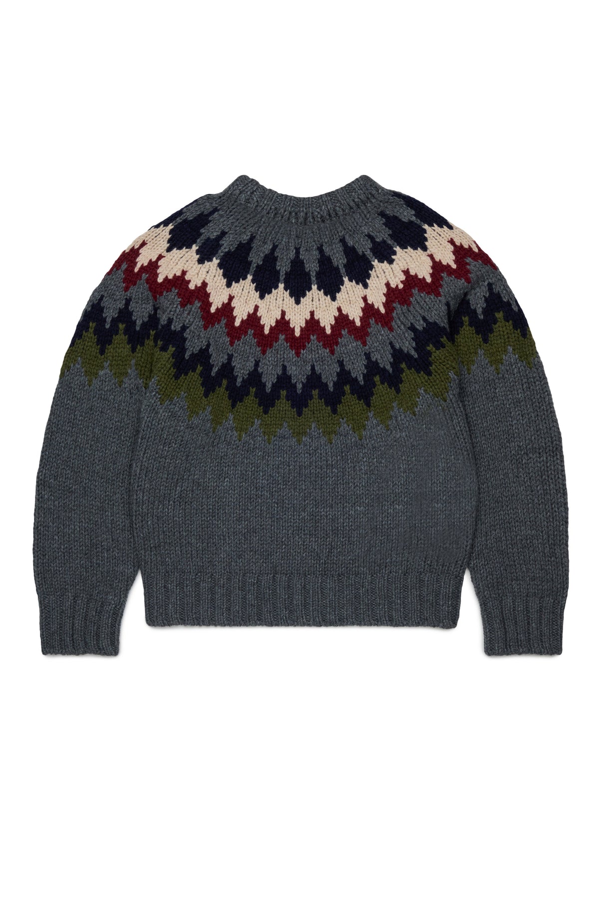 Crew-neck pullover with logo