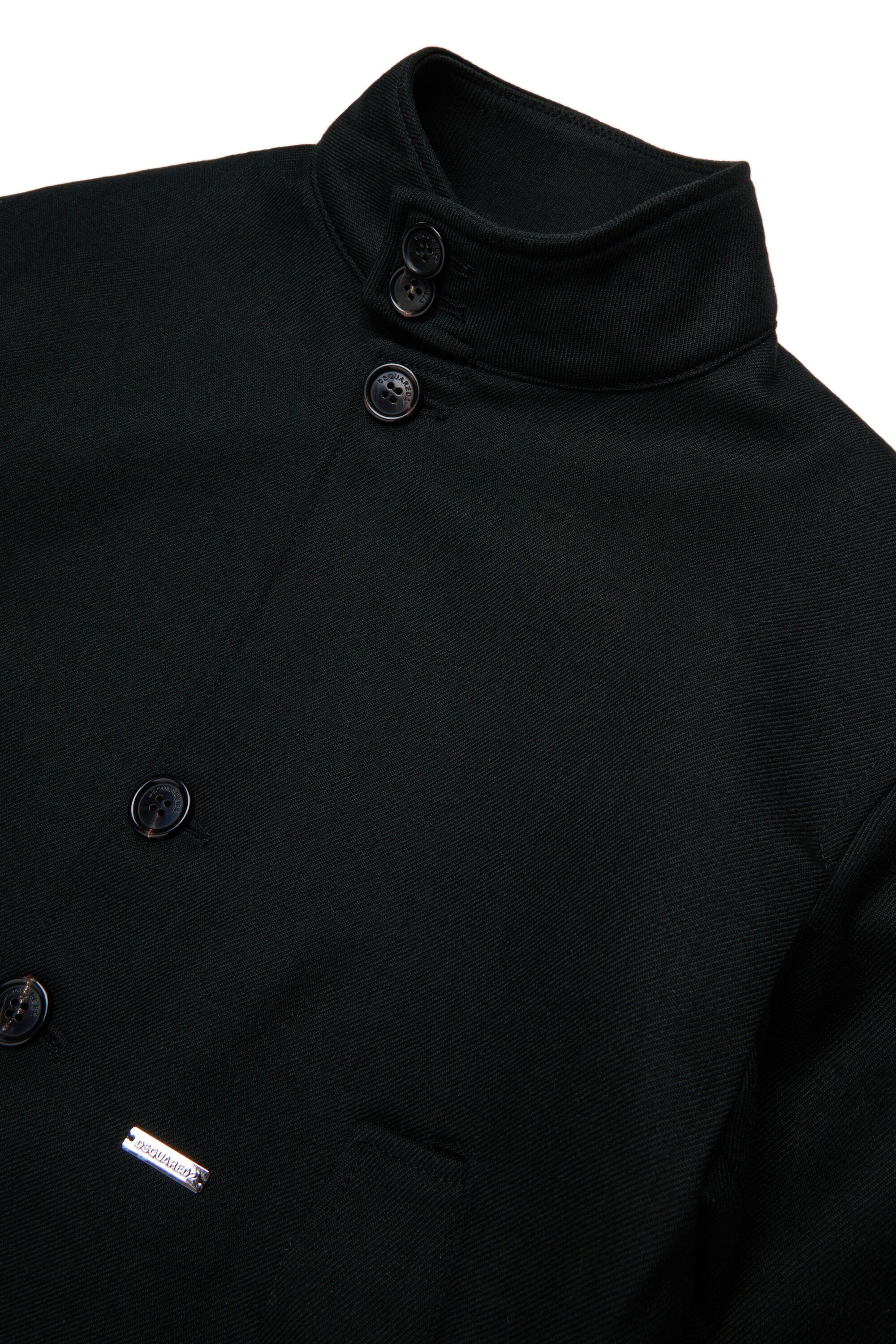 Short jacket with logo