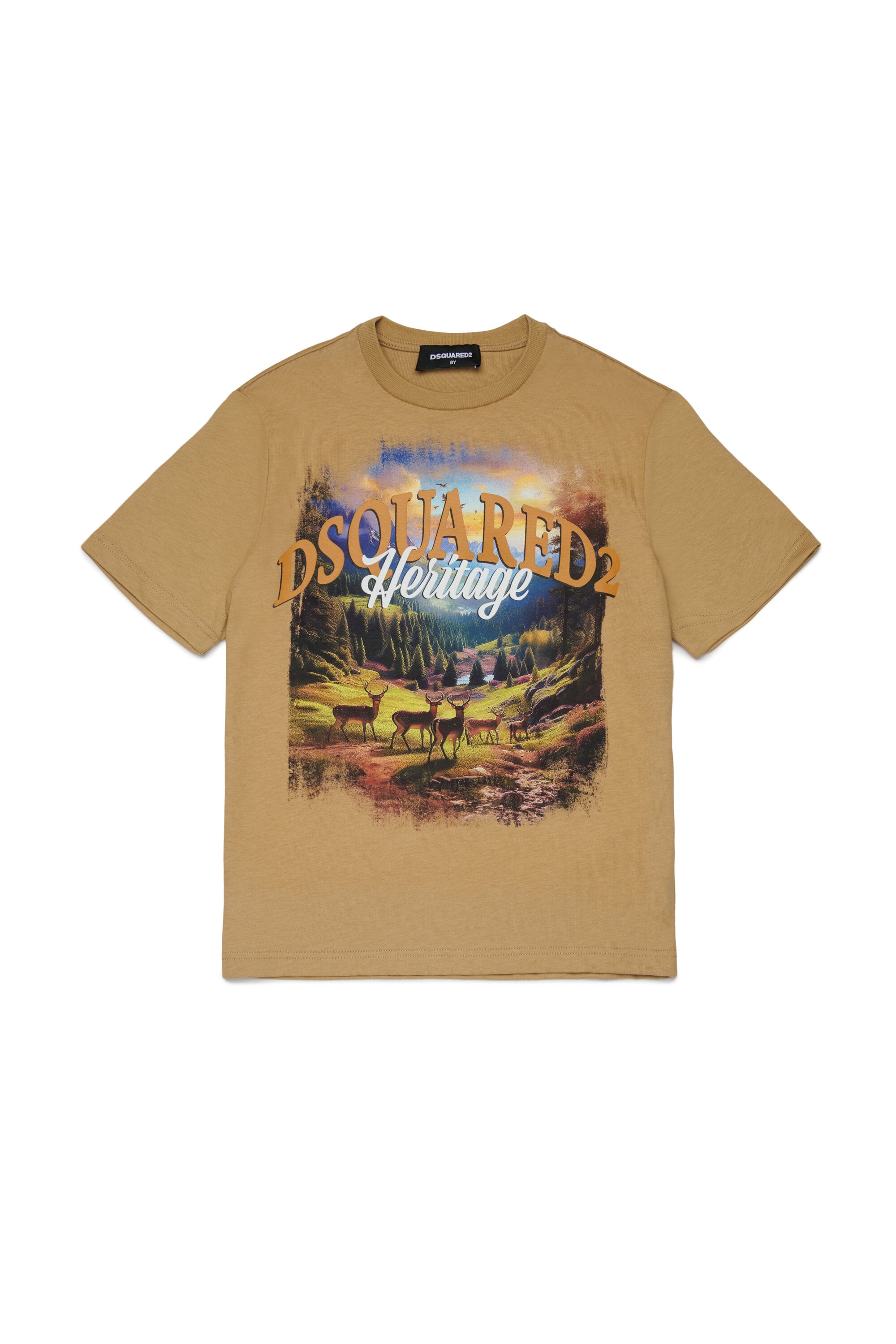 T-shirt with printed logo