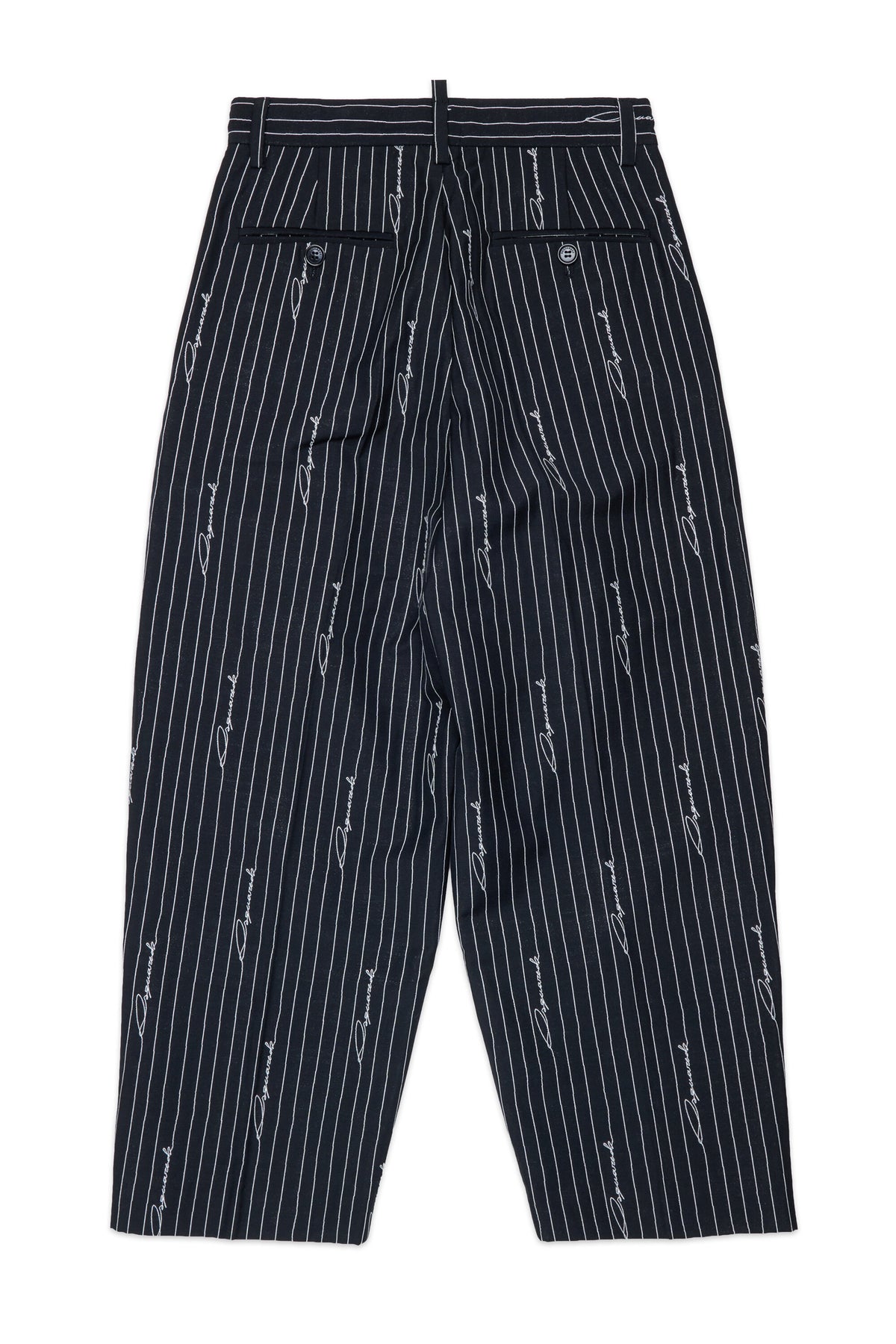 Pantaloni formali gessati a righe