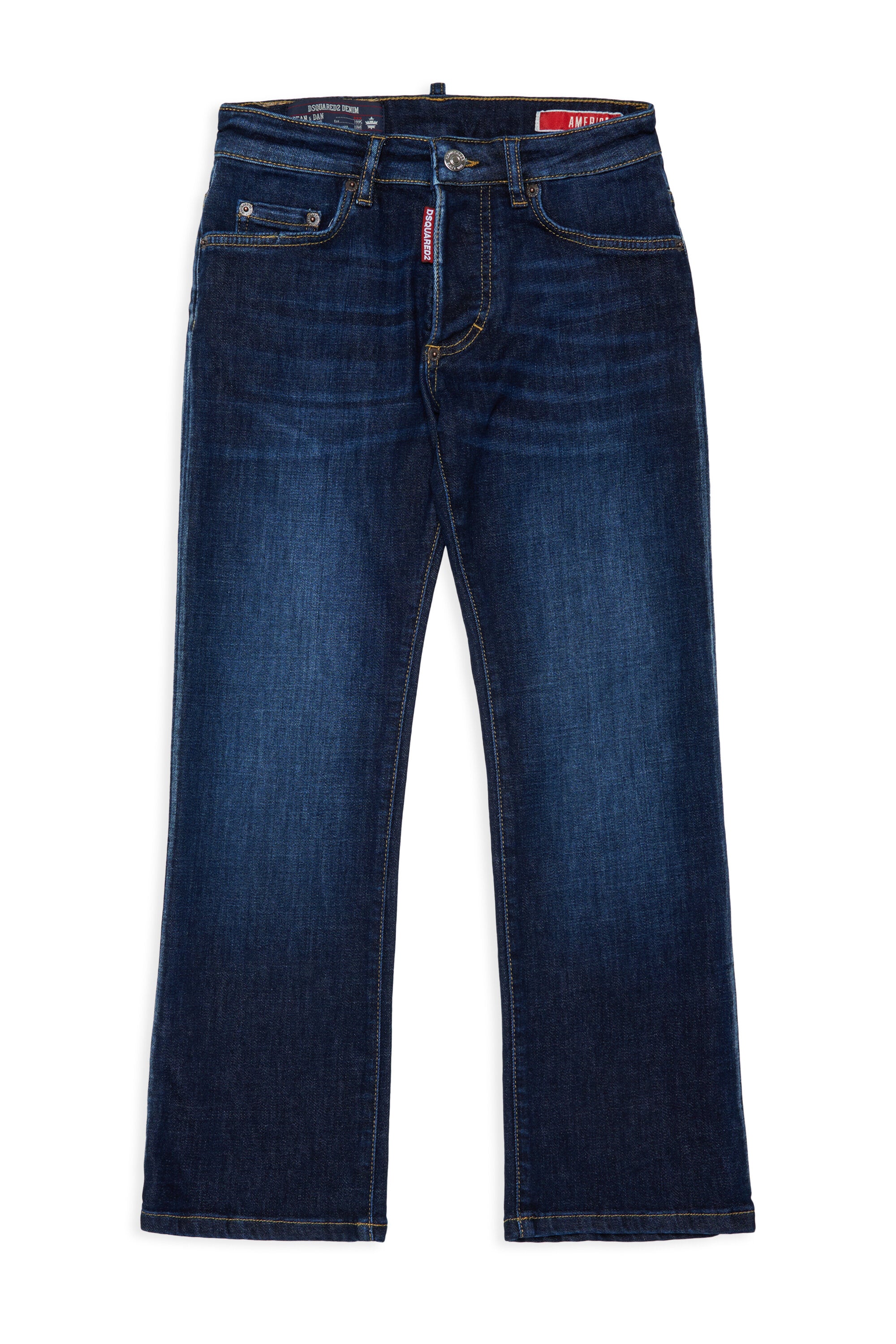 Jeans in Regular-Passform, dunkelblau - American