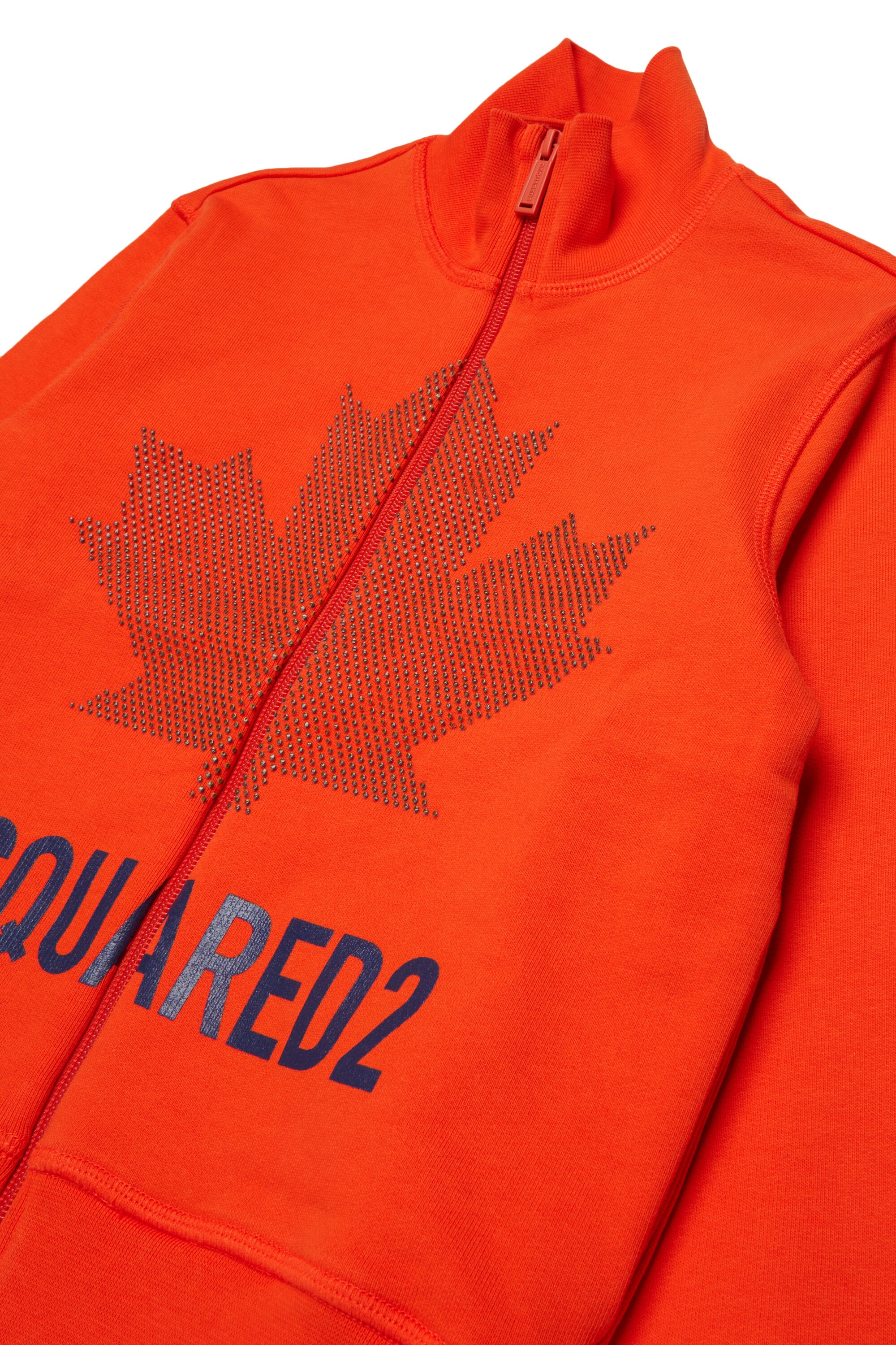Felpa fully zip con logo
