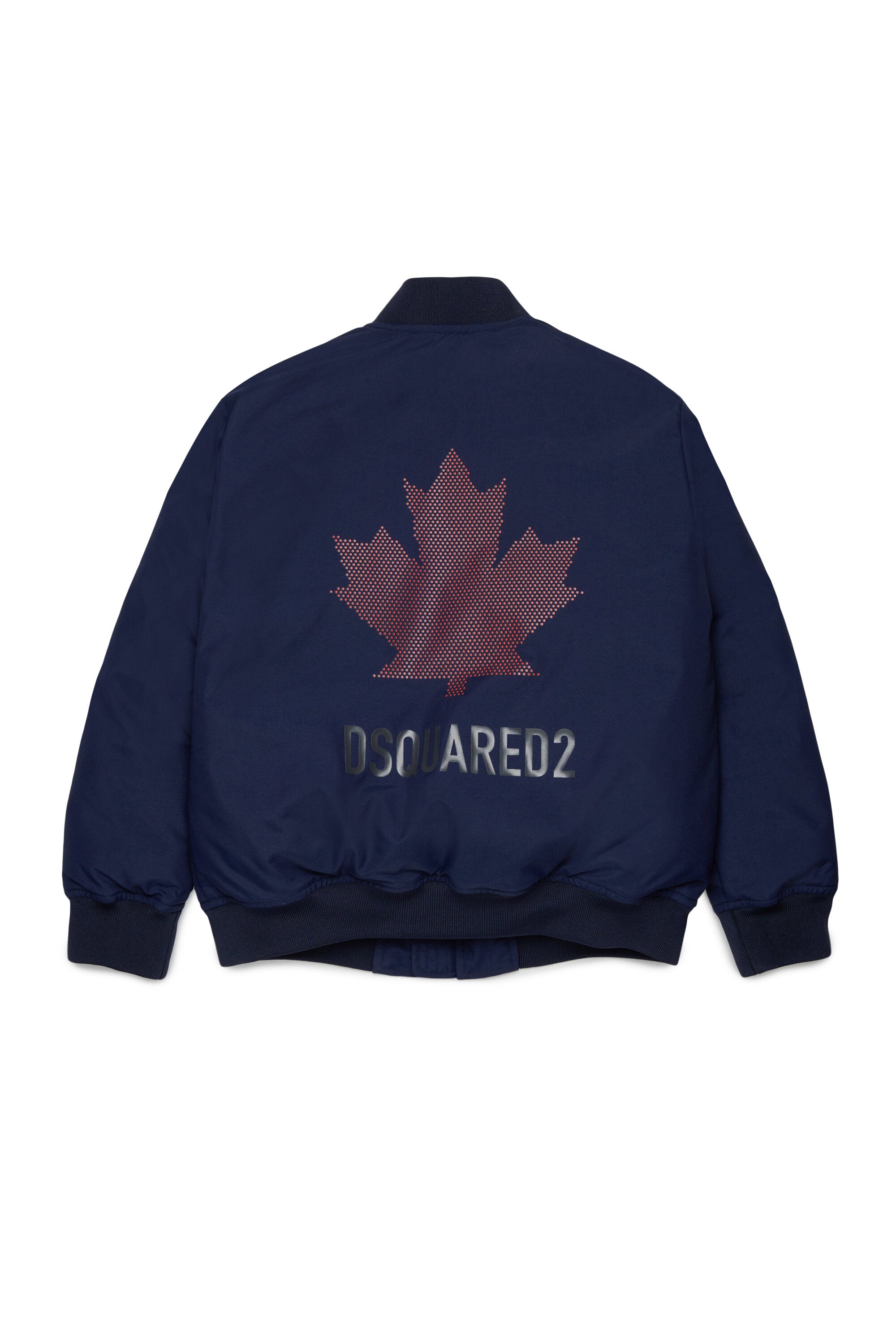 Chaqueta acolchada con logo estampado