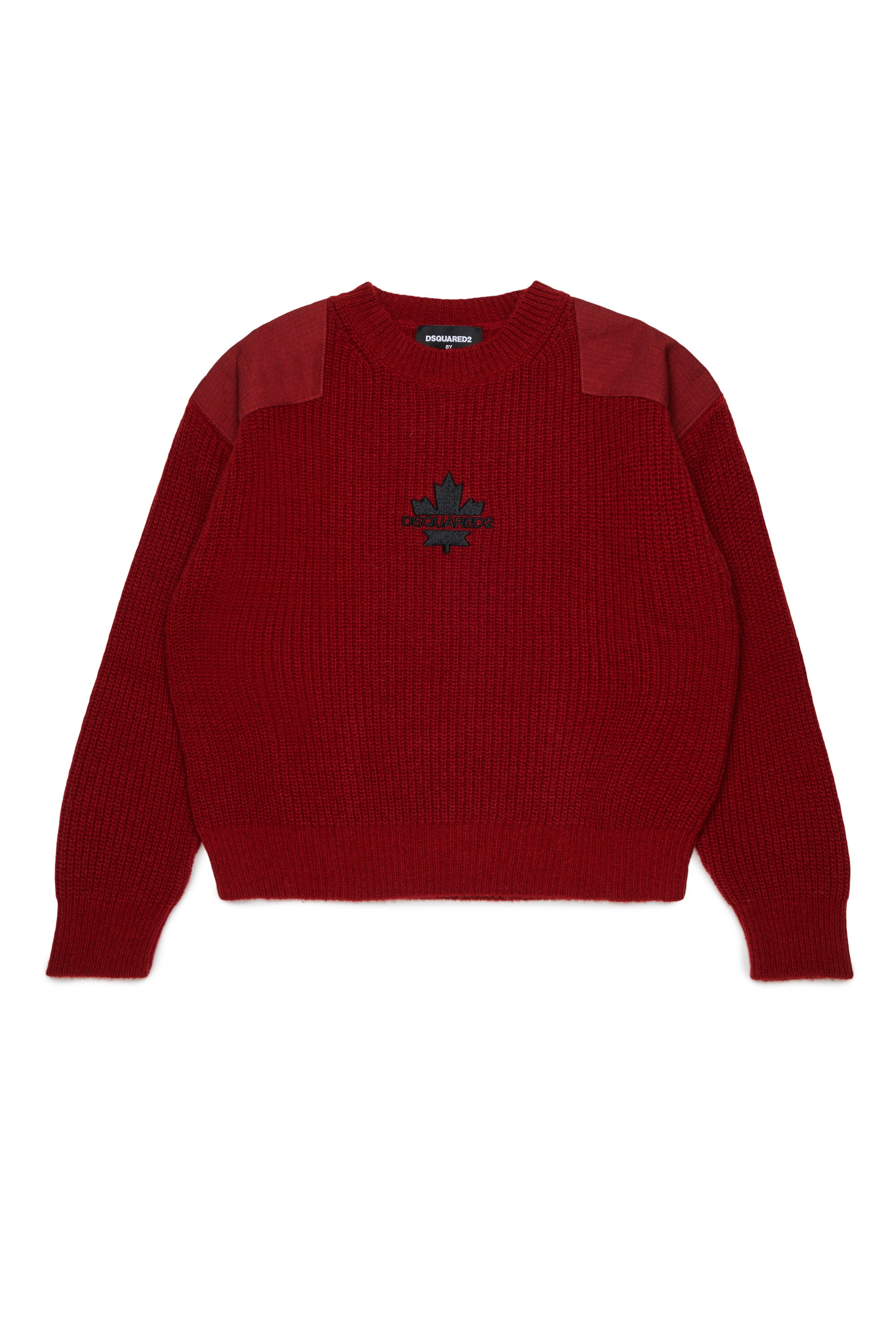 Pullover girocollo con logo