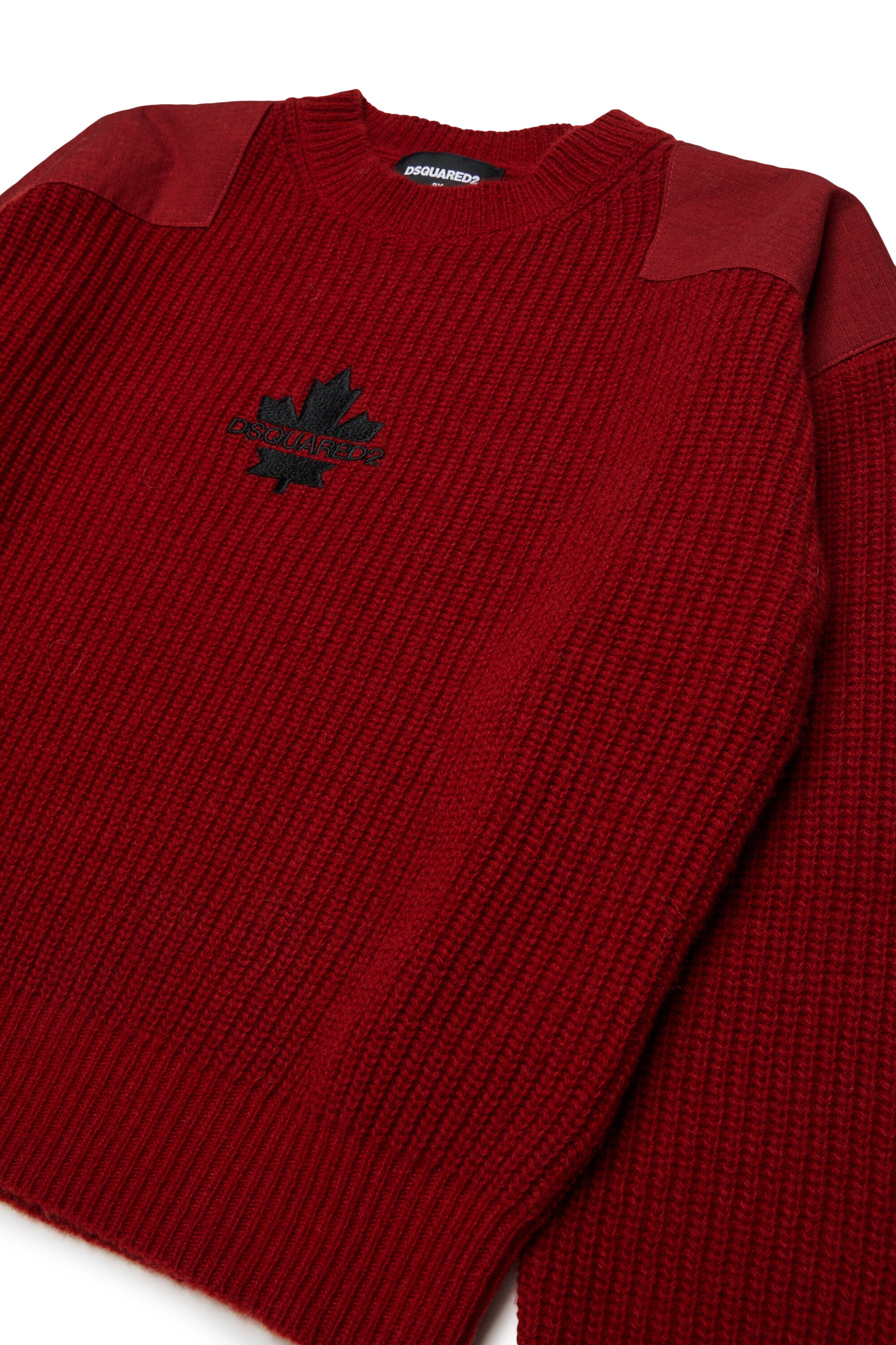 Pullover girocollo con logo