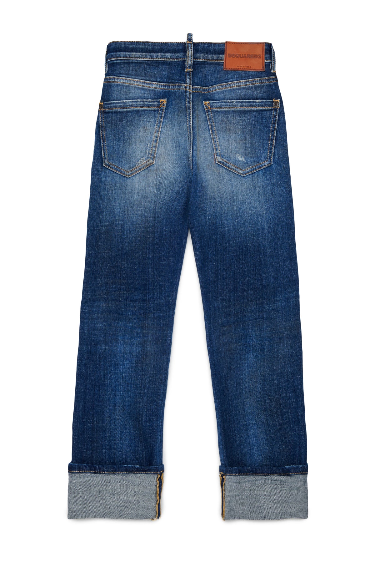 Jeans corte recto lavado azul medio - Tomboy