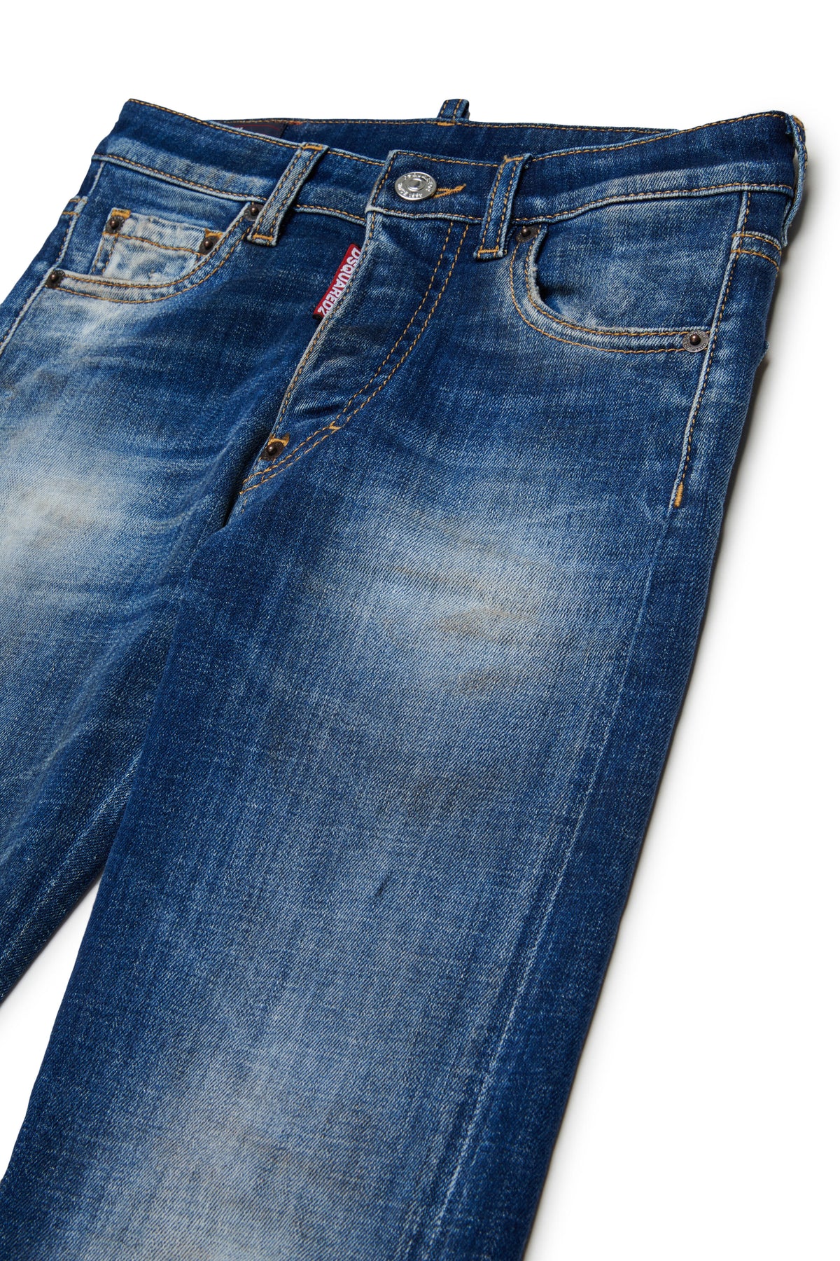 Jeans corte recto lavado azul medio - Tomboy