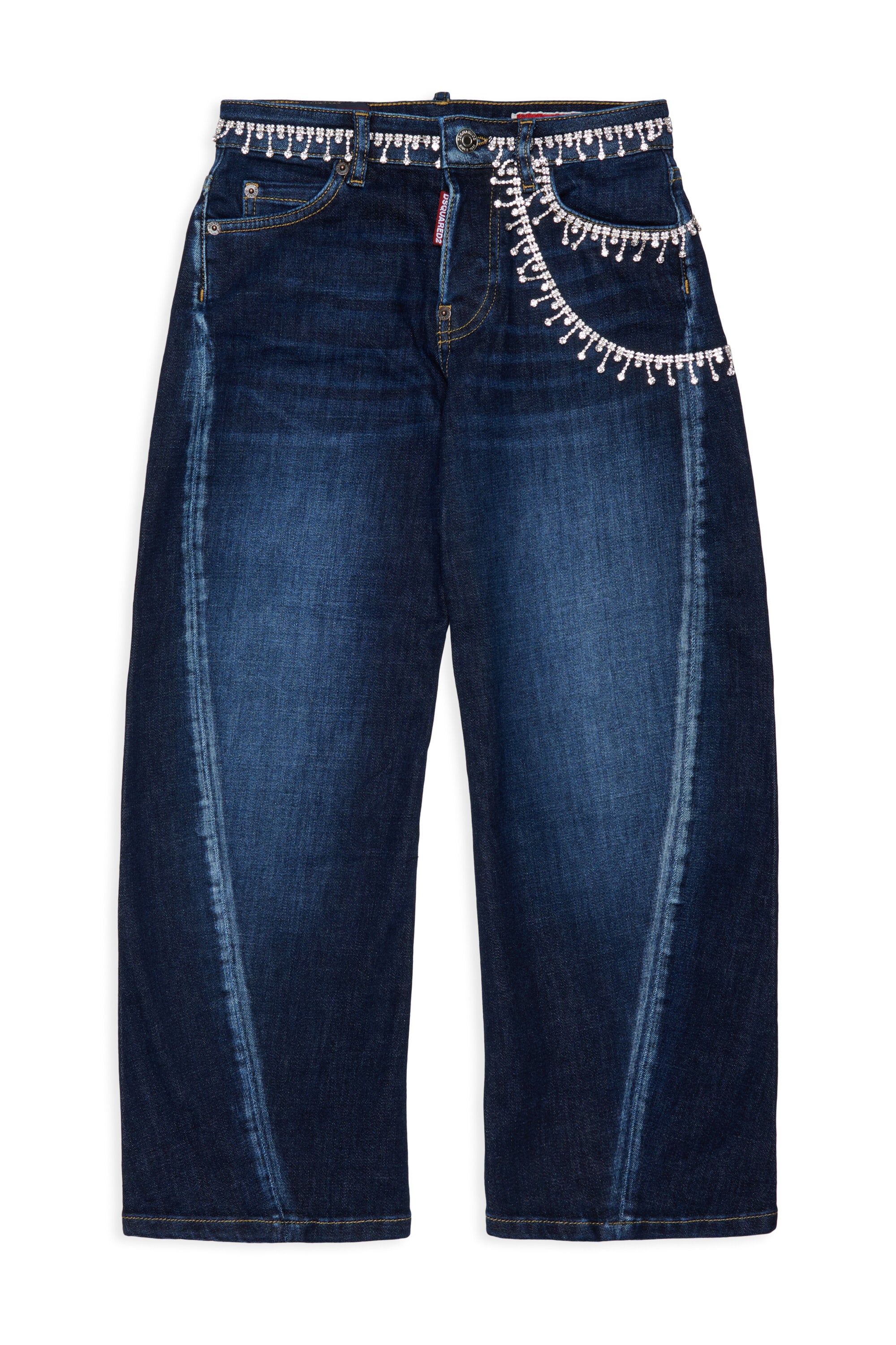 Relaxed-Passform Jeans mit Schmuckapplikationen - Loose Twist
