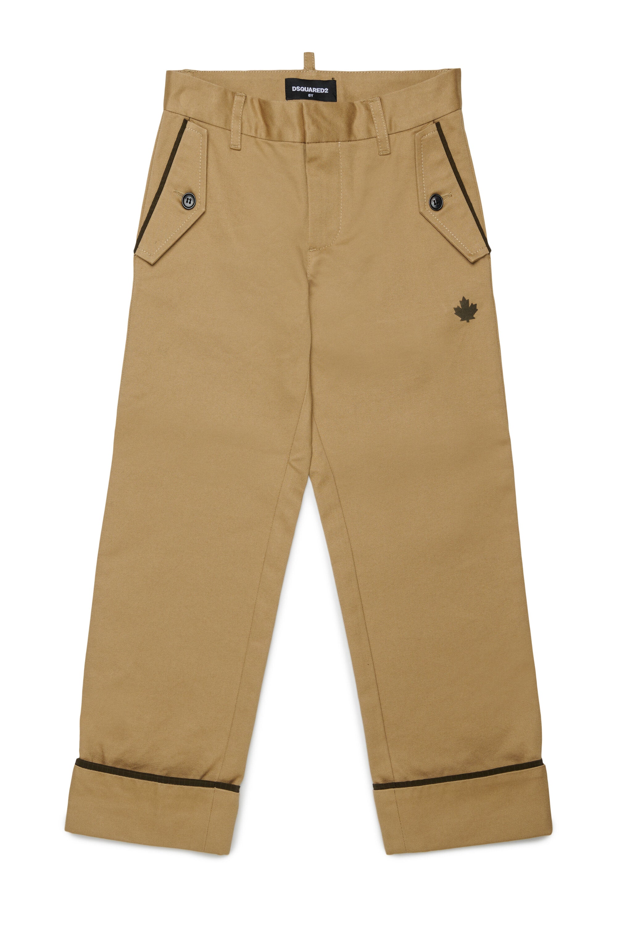 Pantaloni chino con dettaglio tasche