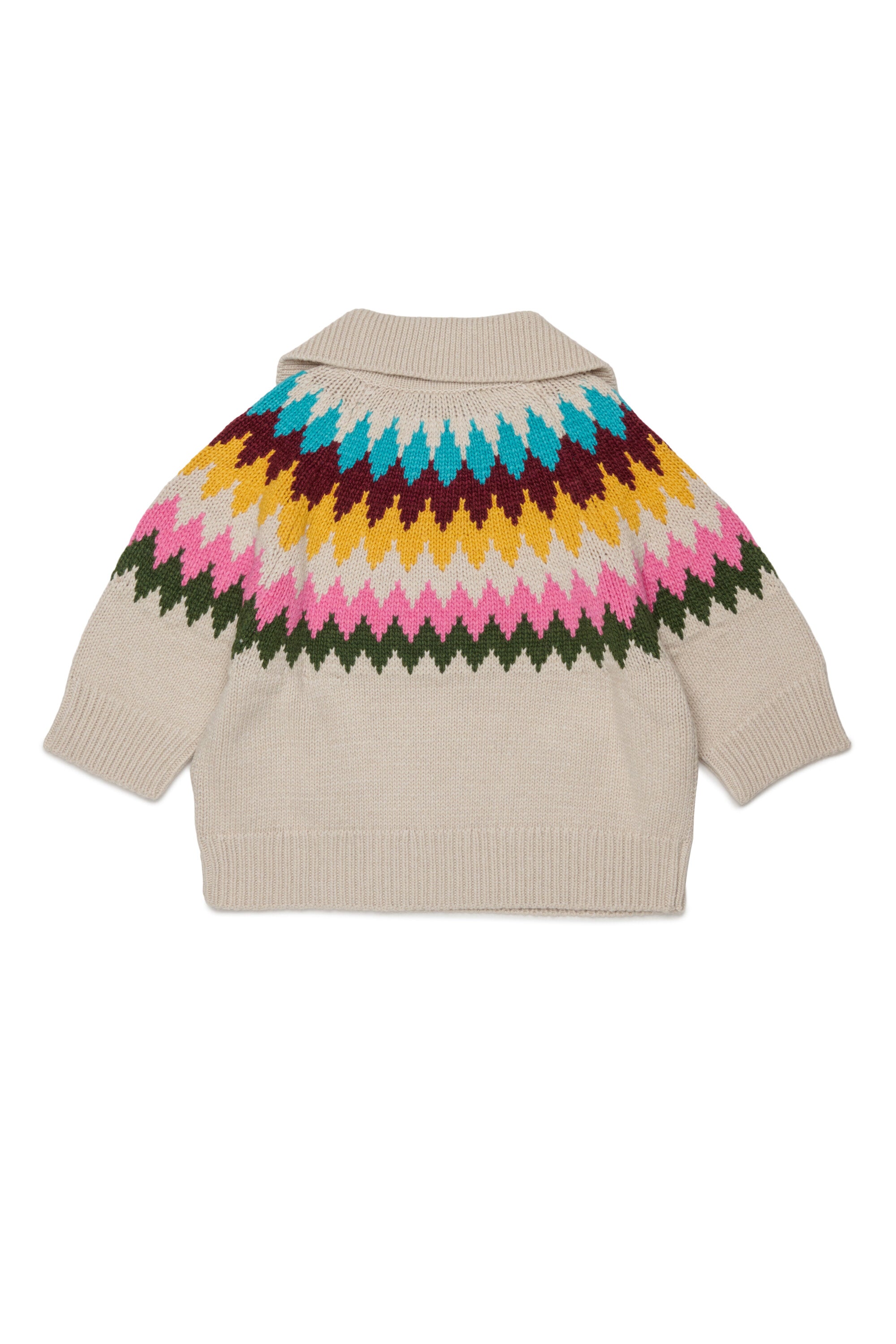 Pull jacquard avec logo