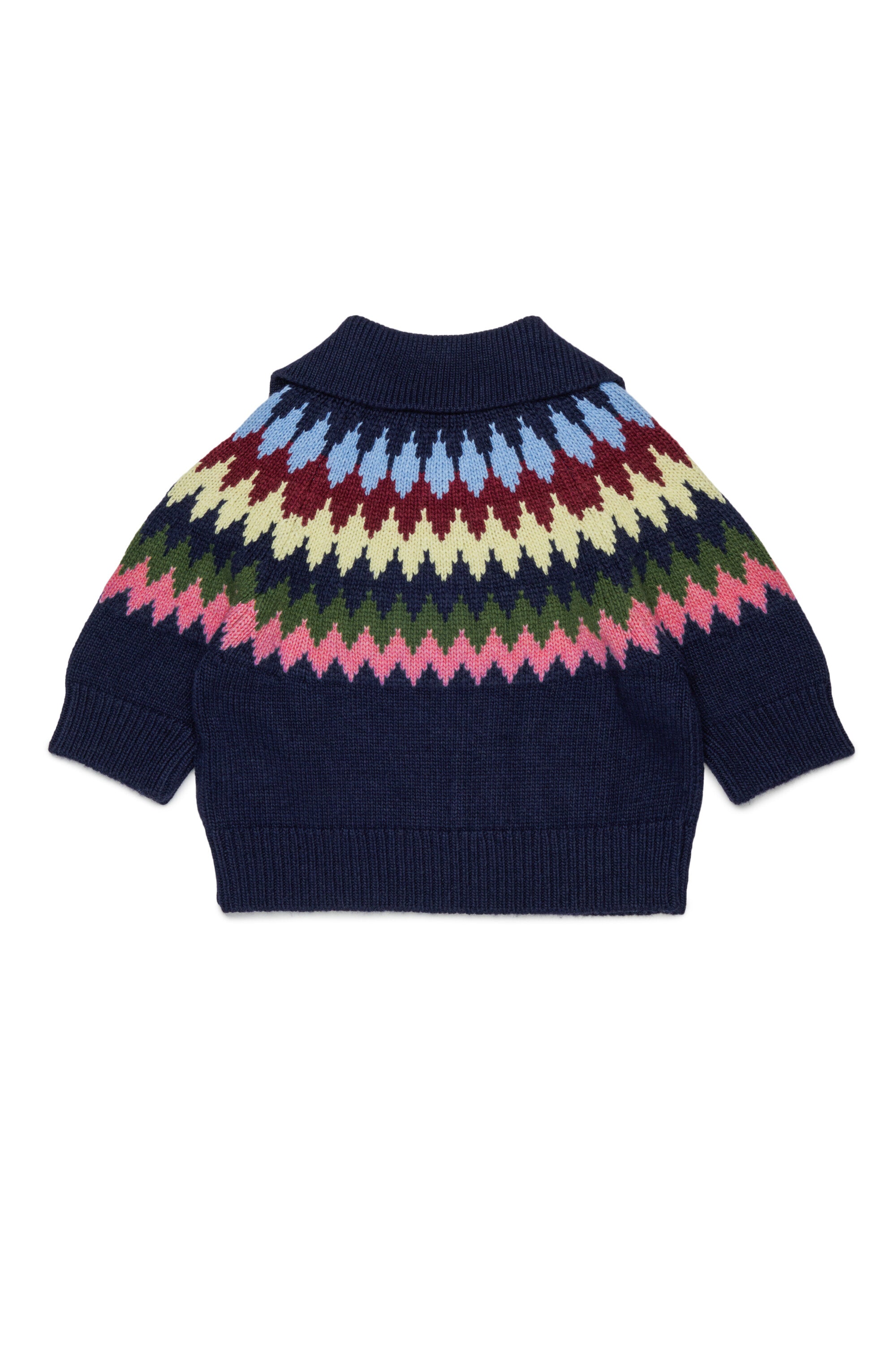Pull jacquard avec logo