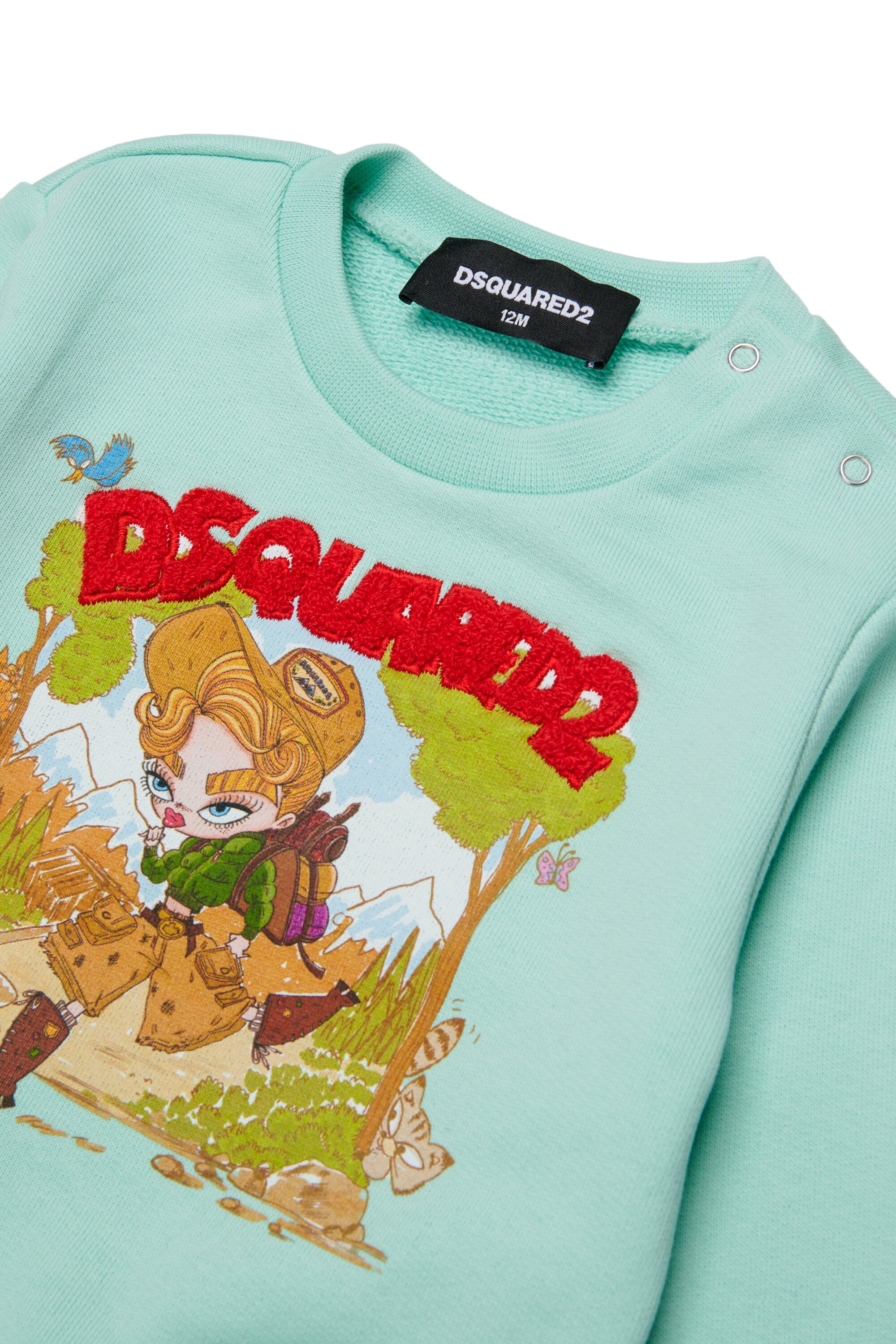 Sweatshirt mit Rundhalsausschnitt und Logo