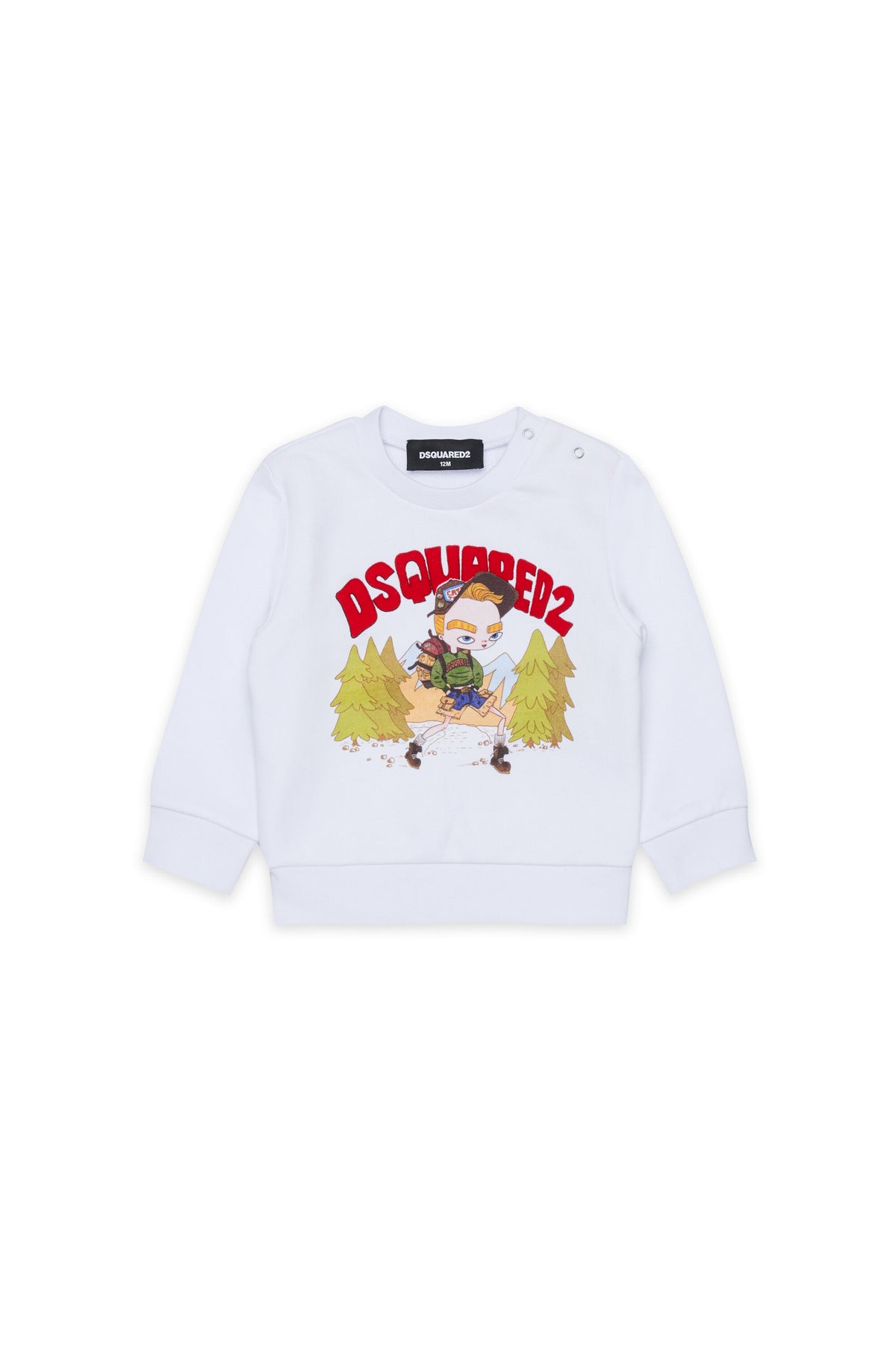Sweatshirt mit Rundhalsausschnitt und Logo