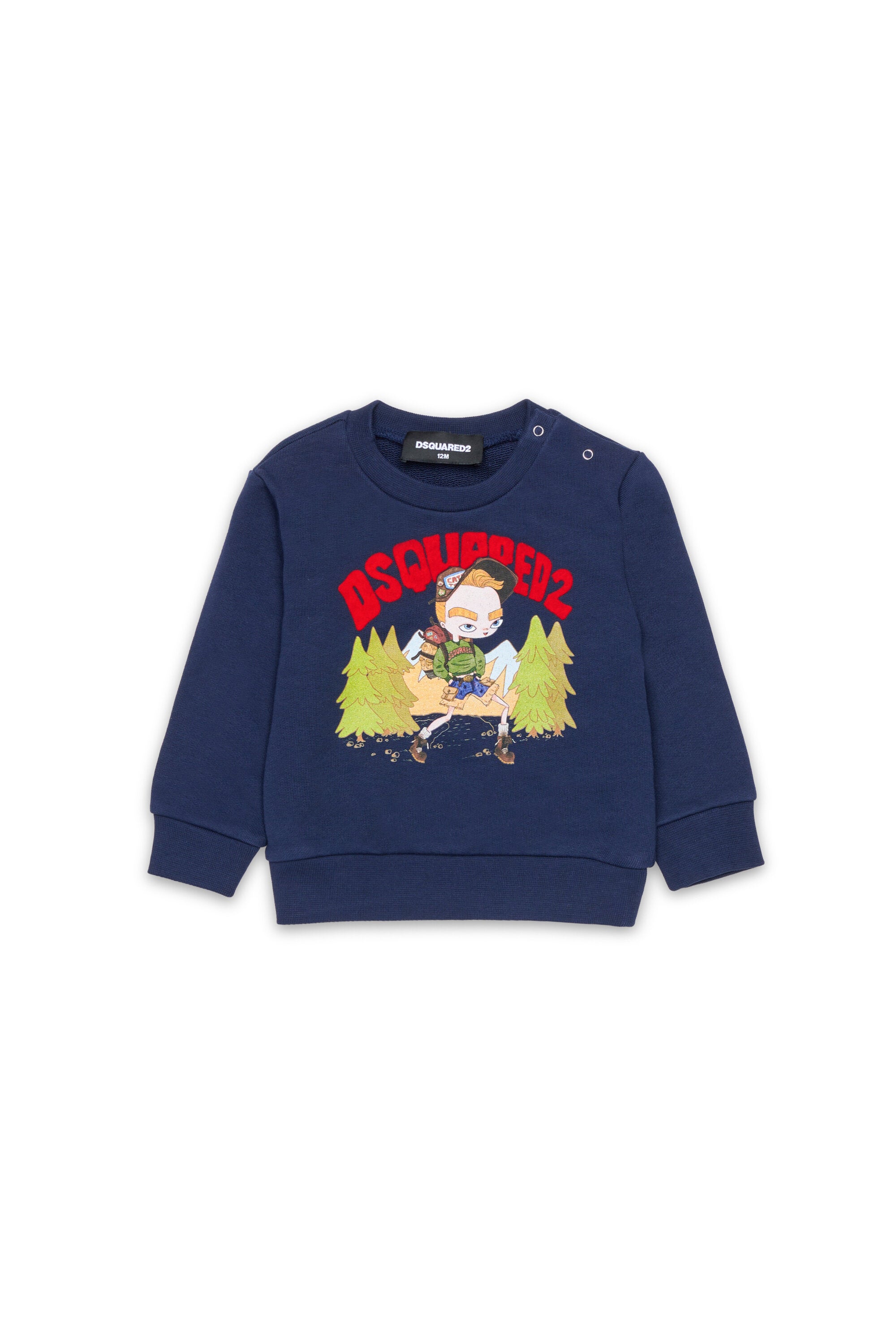 Sweatshirt mit Rundhalsausschnitt und Logo