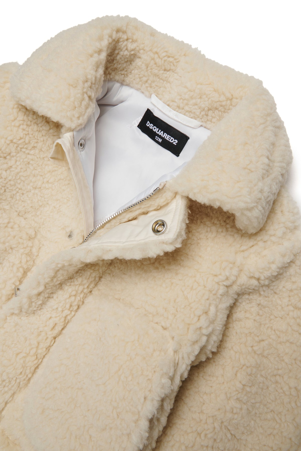 Veste teddy avec logo imprimé