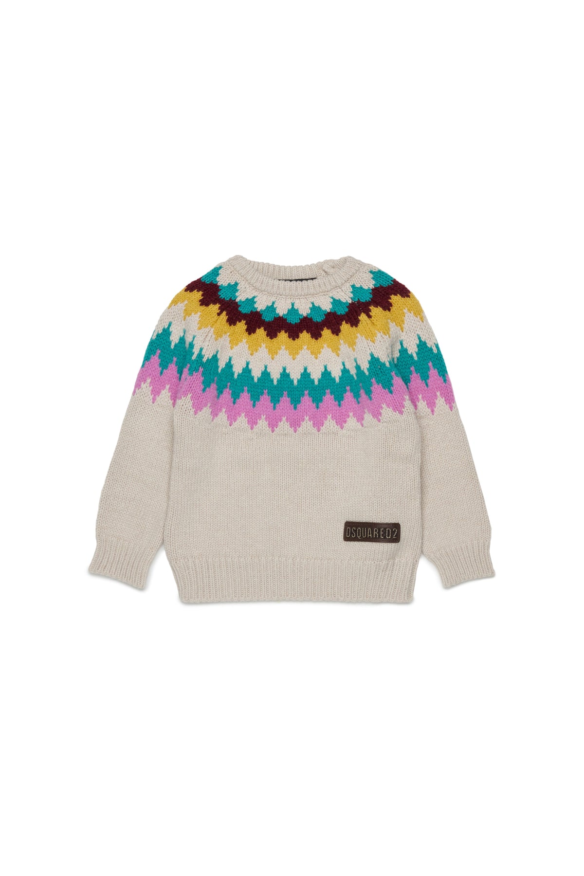 Pullover girocollo con logo