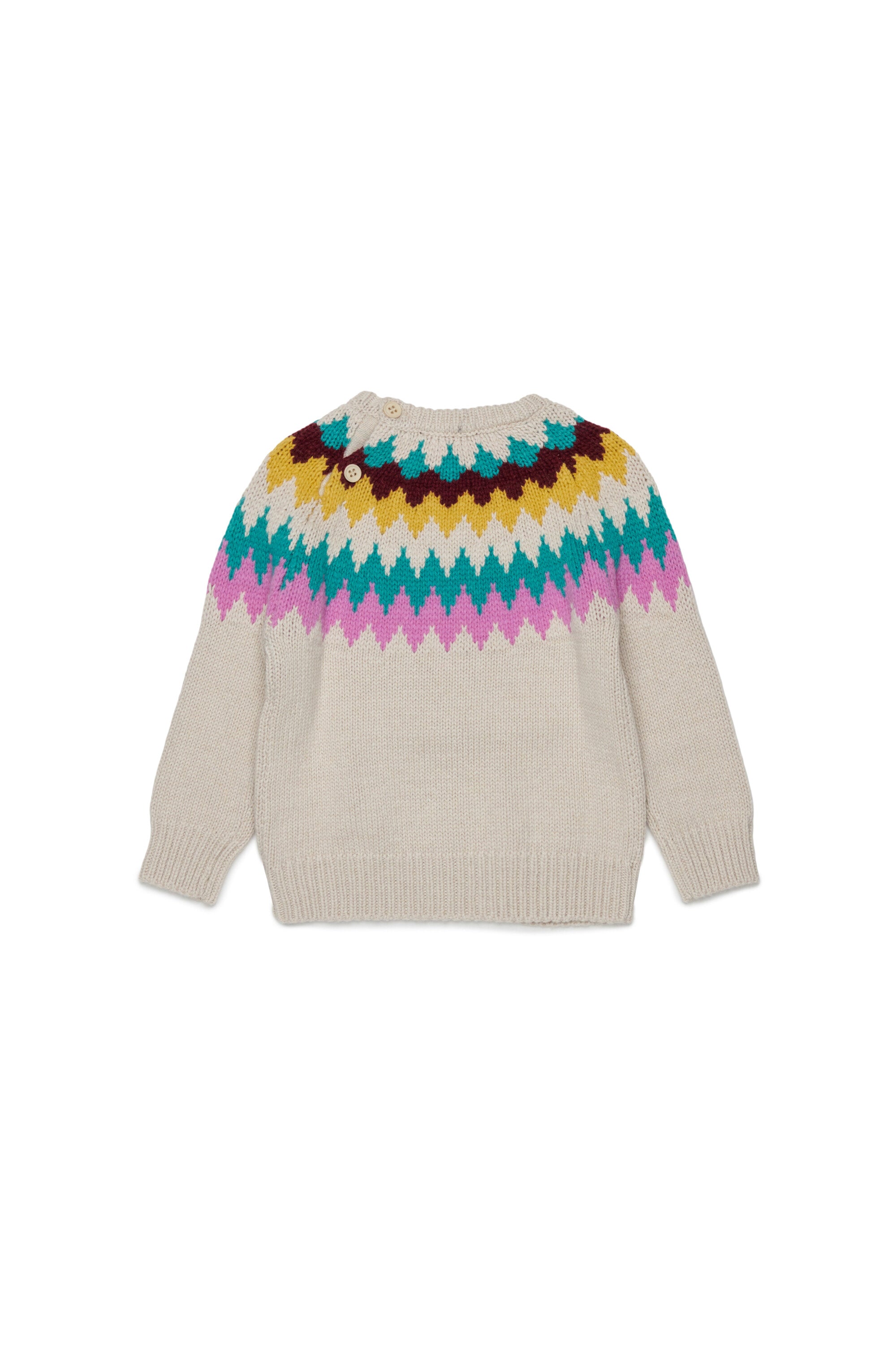 Rundhals-Pullover mit Logo