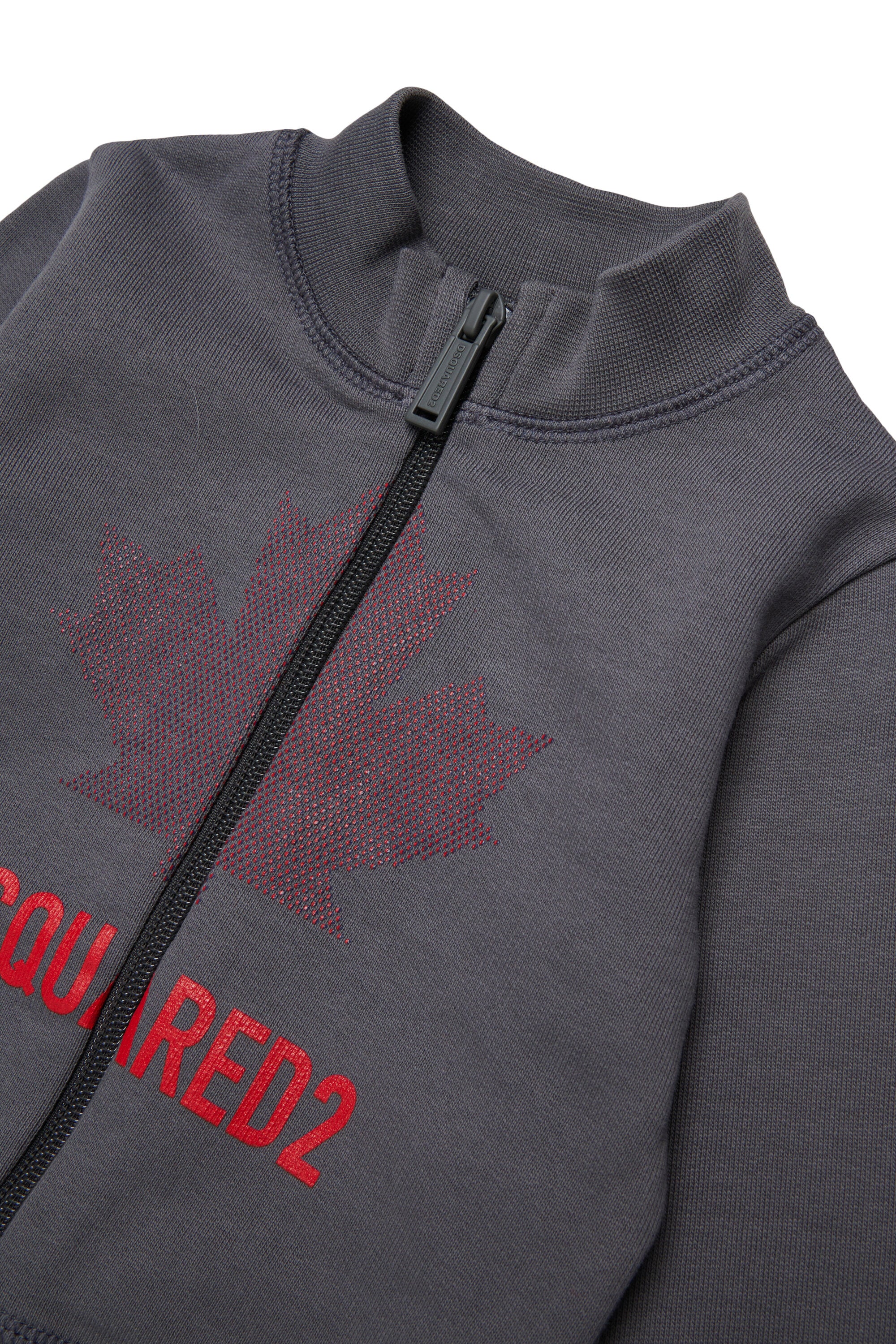 Zip-Sweatshirt mit Logo