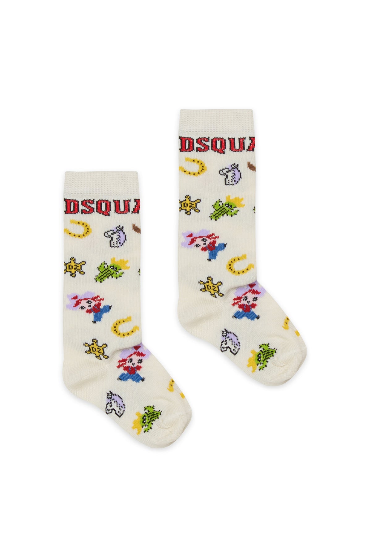 Socken mit Logo und Western-Motiven