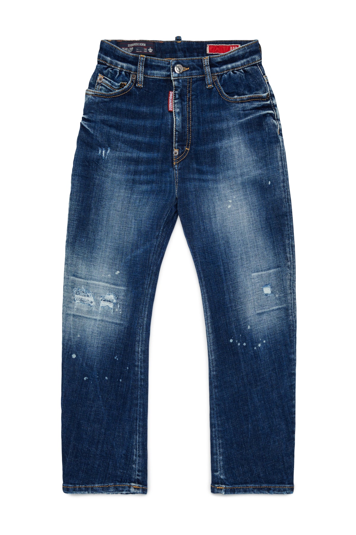 Jeans regular lavaggio blu medio - London Bro