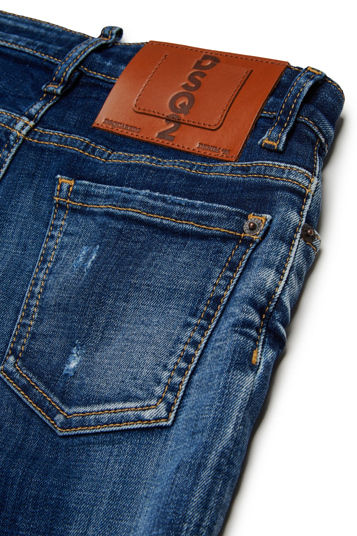 Jeans regular lavaggio blu medio - London Bro