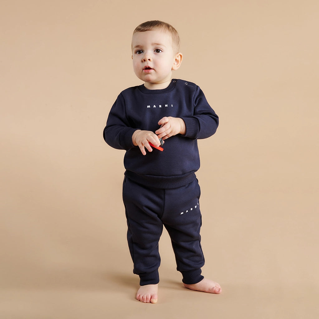 Tommy Hilfiger Th Kids Felpa A Girocollo Con Stampa Breezy Blue Tommy Hilfiger Th Kids Felpa A Girocollo Con Stampa Breezy Blue