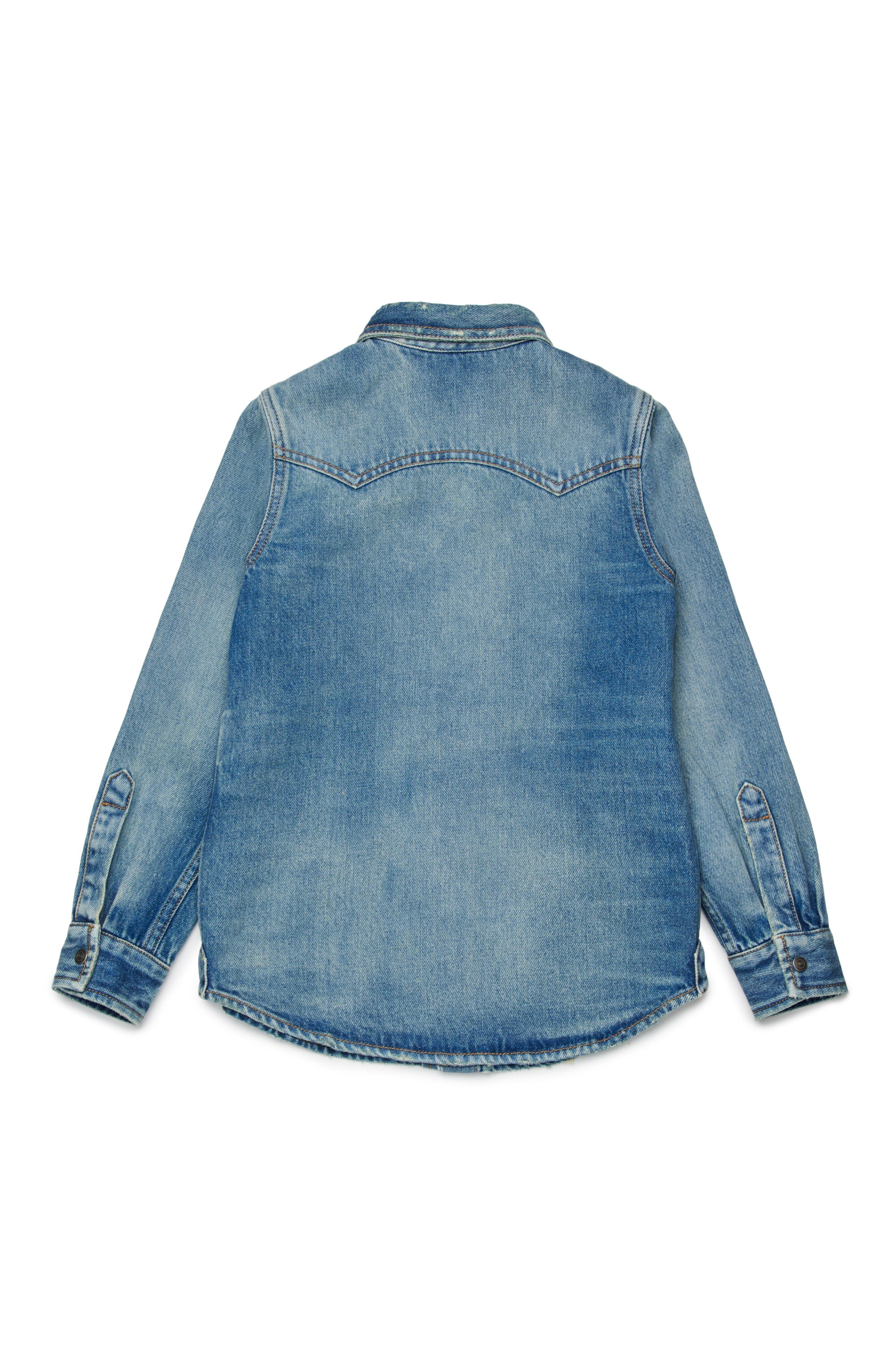 Camicia in denim a maniche lunghe