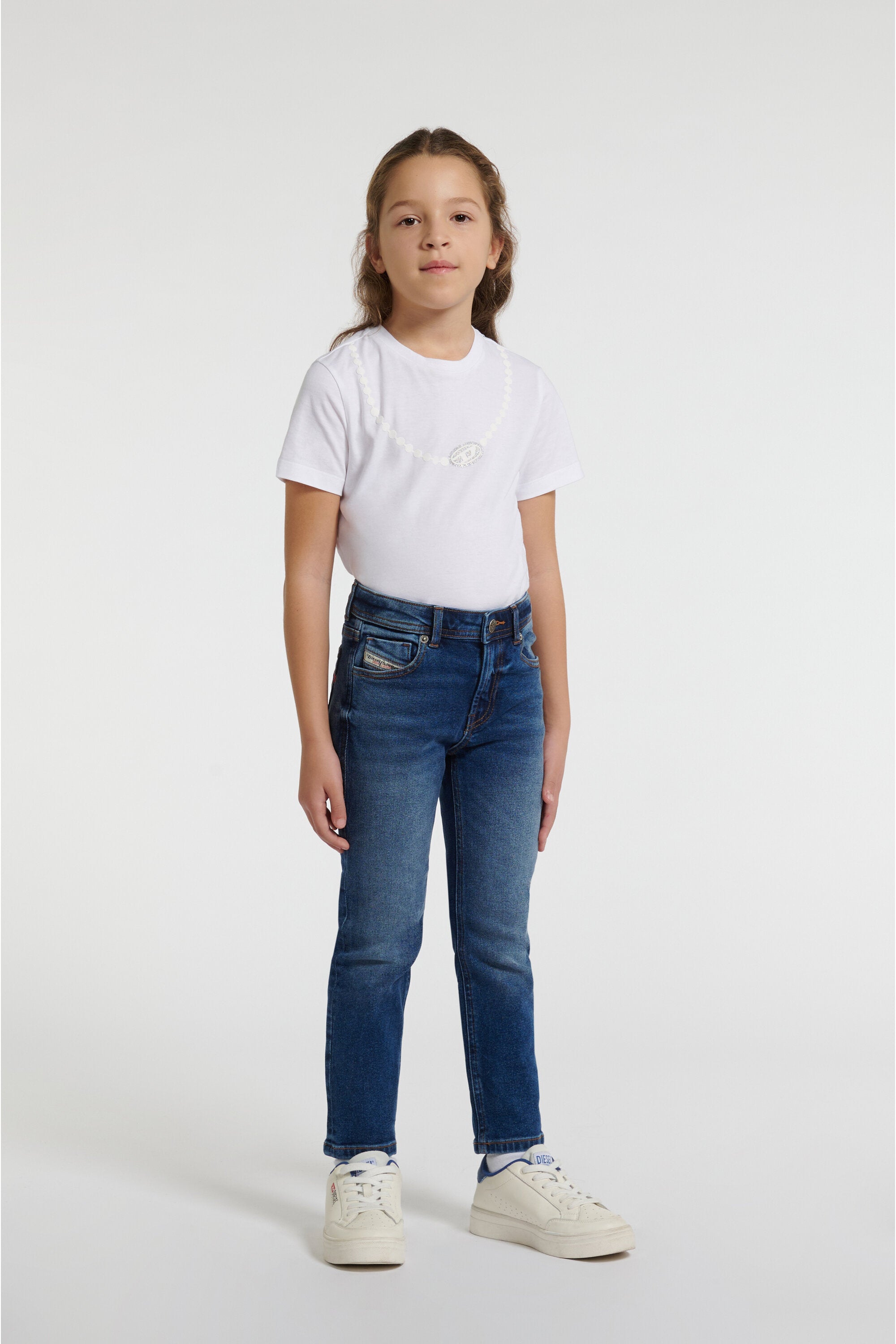 Jeans slim fit lavaggio blu medio - 2004