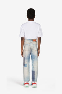 Jeans straight con stampa digitale - 2010