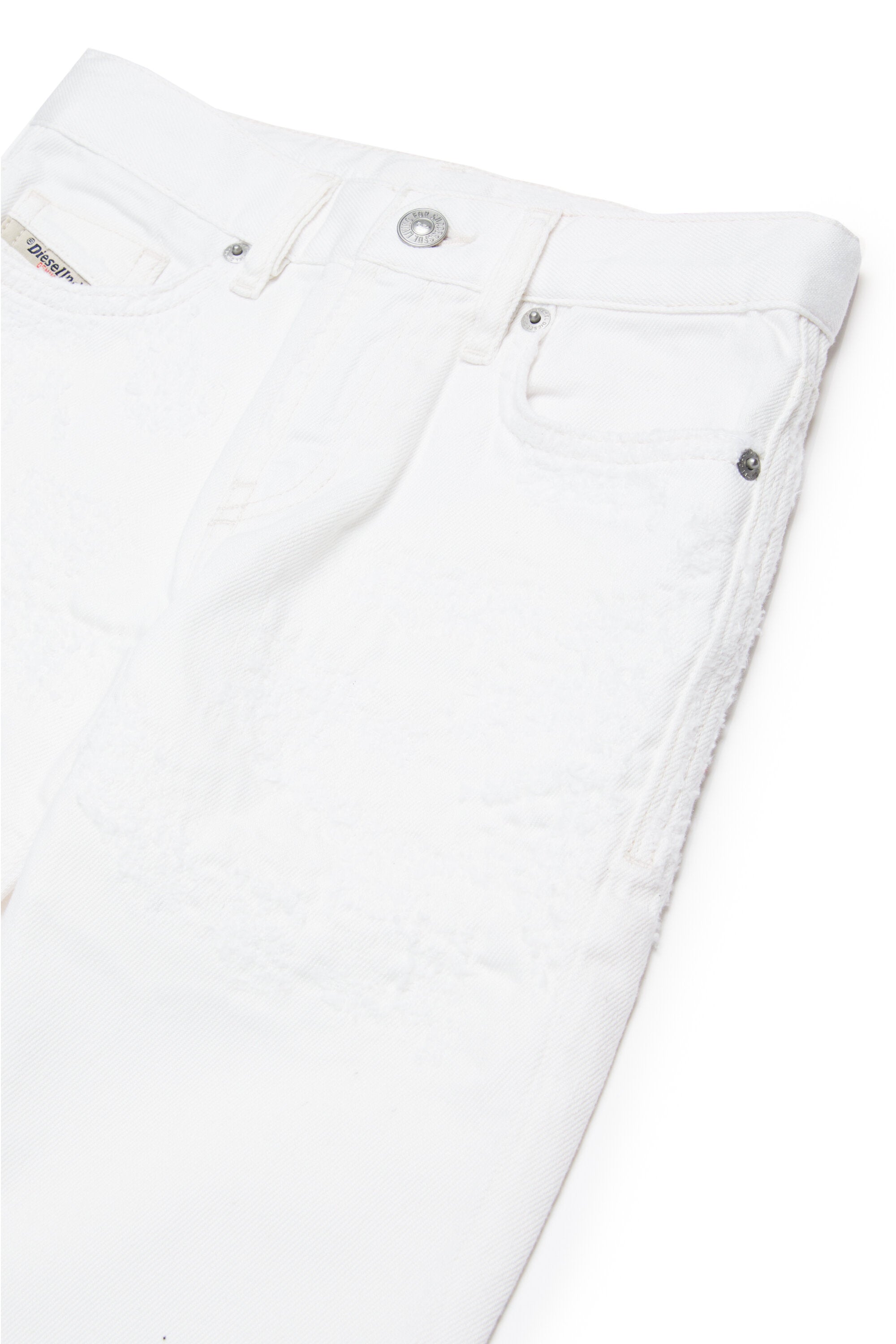 Jeans straight bianco con abrasioni - 2020 D-Viker