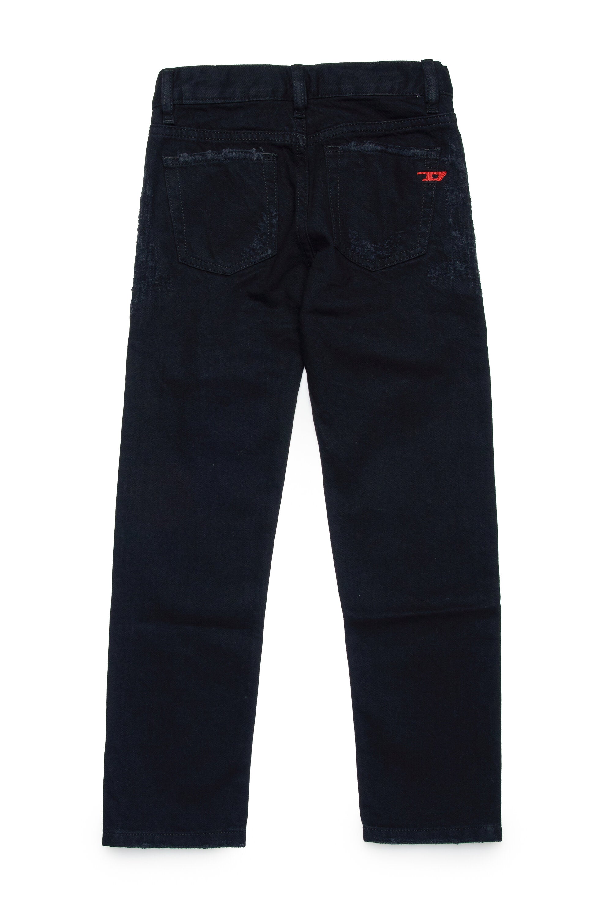 Black straight jeans with abrasions - 2020 D-Viker
