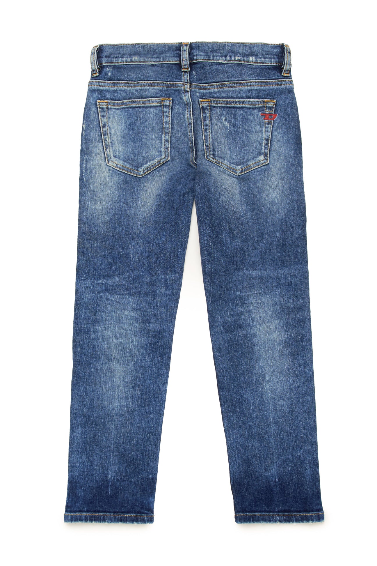Jeans straight blu medio con rotture - 2020 D-Viker Jeans straight blu medio con rotture - 2020 D-Viker