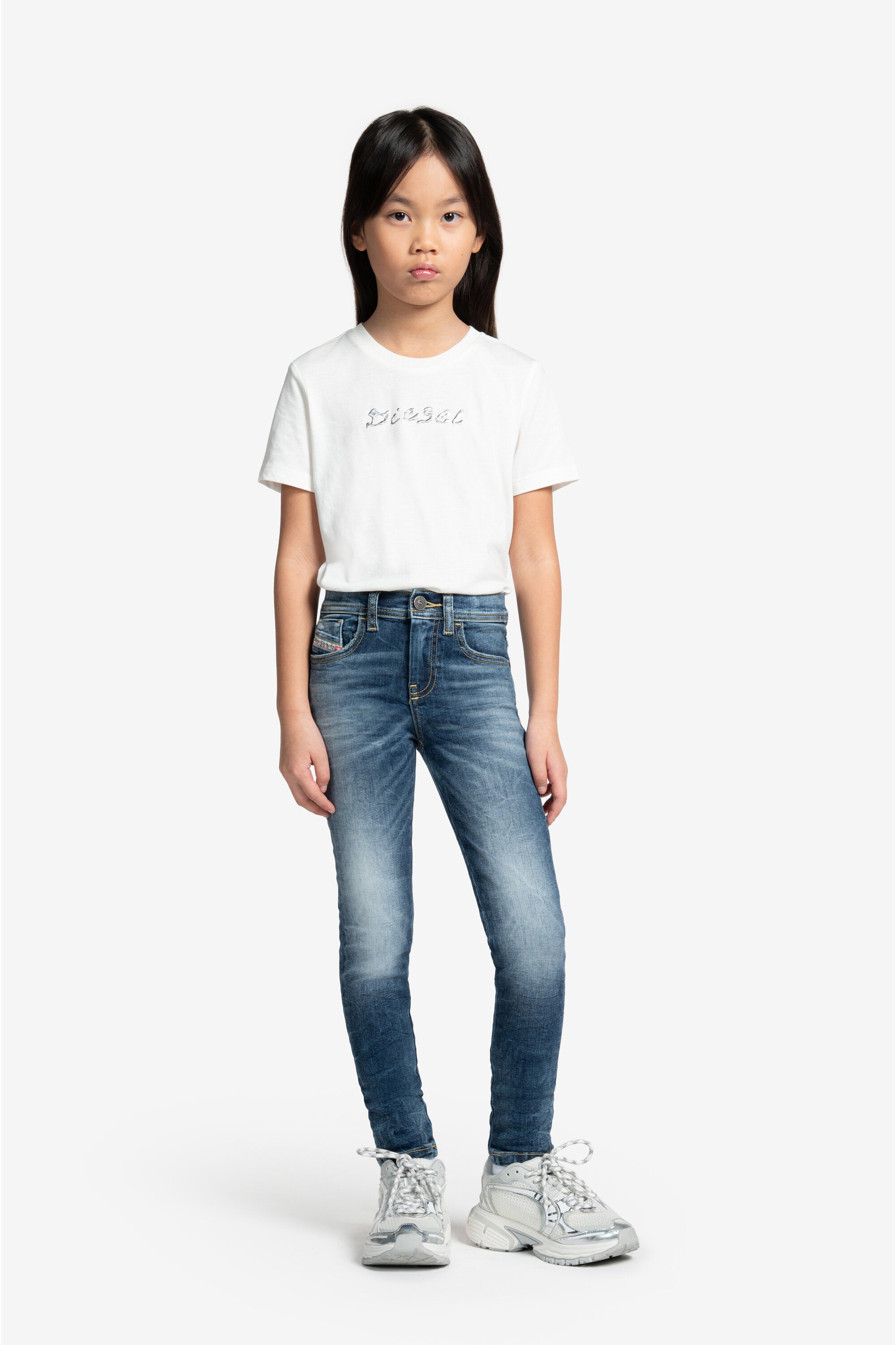 Jeans skinny blu scuro sfumato - 2017 Slandy