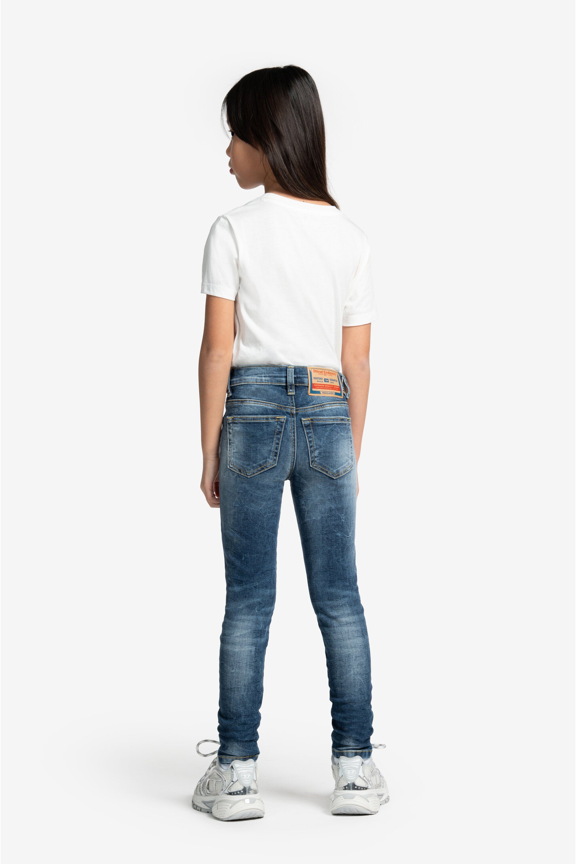 Jeans skinny blu scuro sfumato - 2017 Slandy