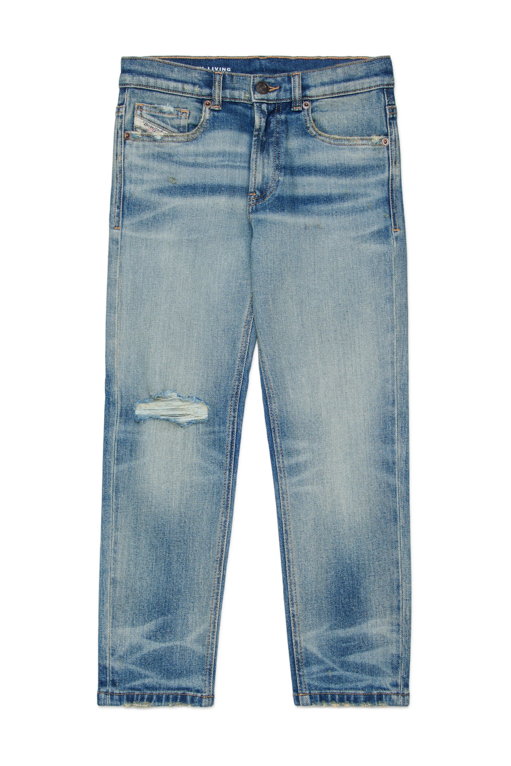 Jeans regular fit lavaggio blu chiaro - D-Lucas