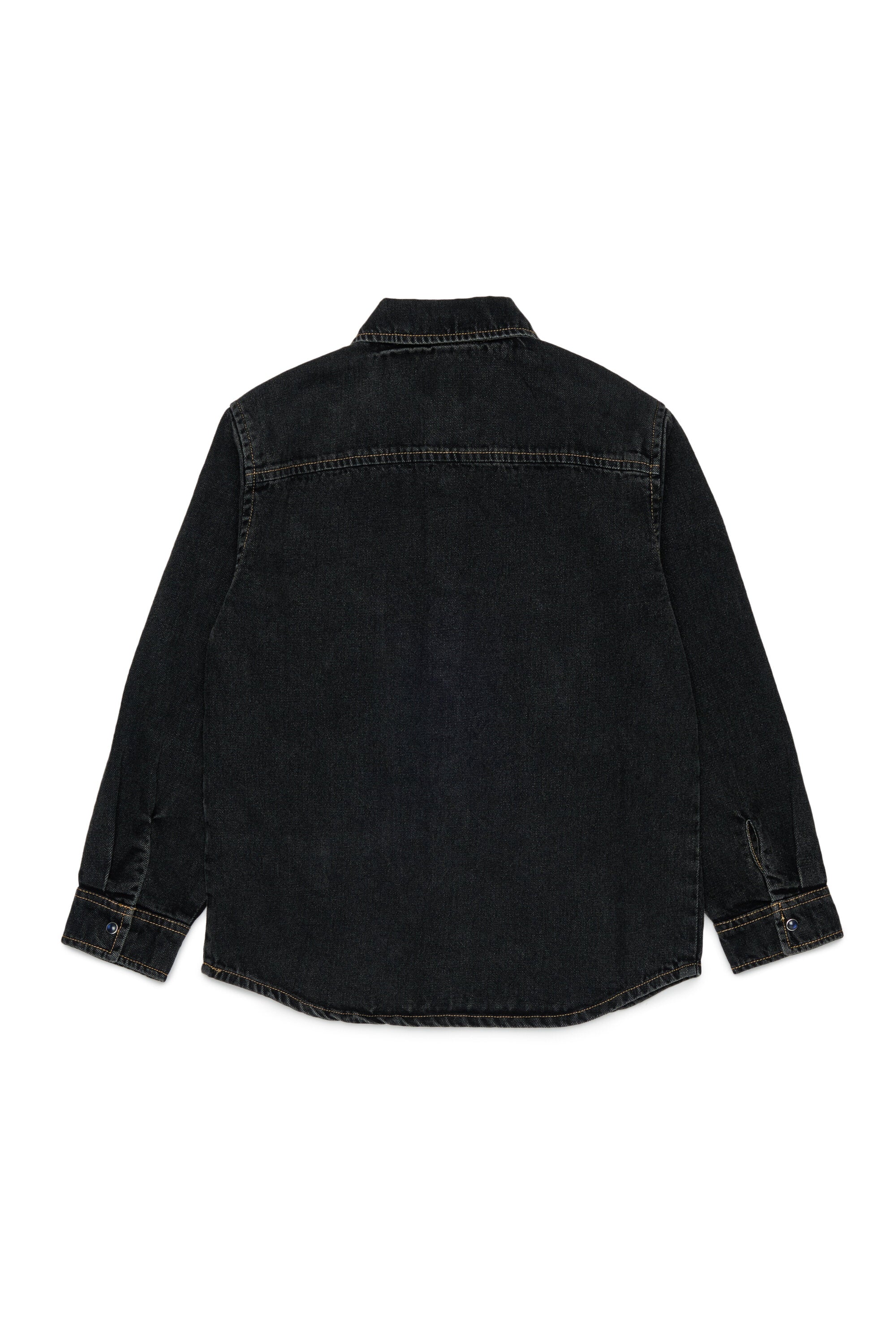 Camicia in denim con logo