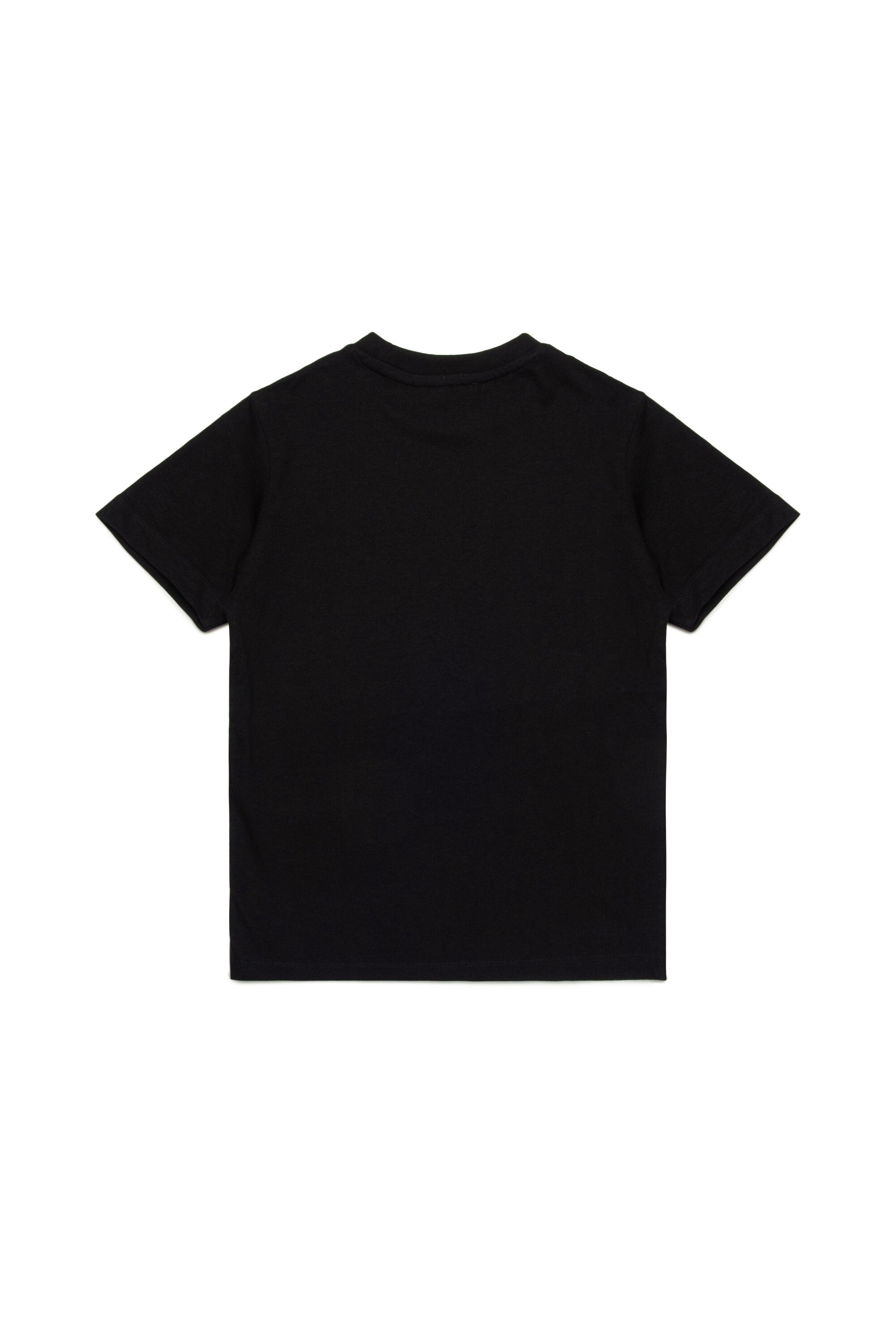 Crew-neck t-shirt with double logo