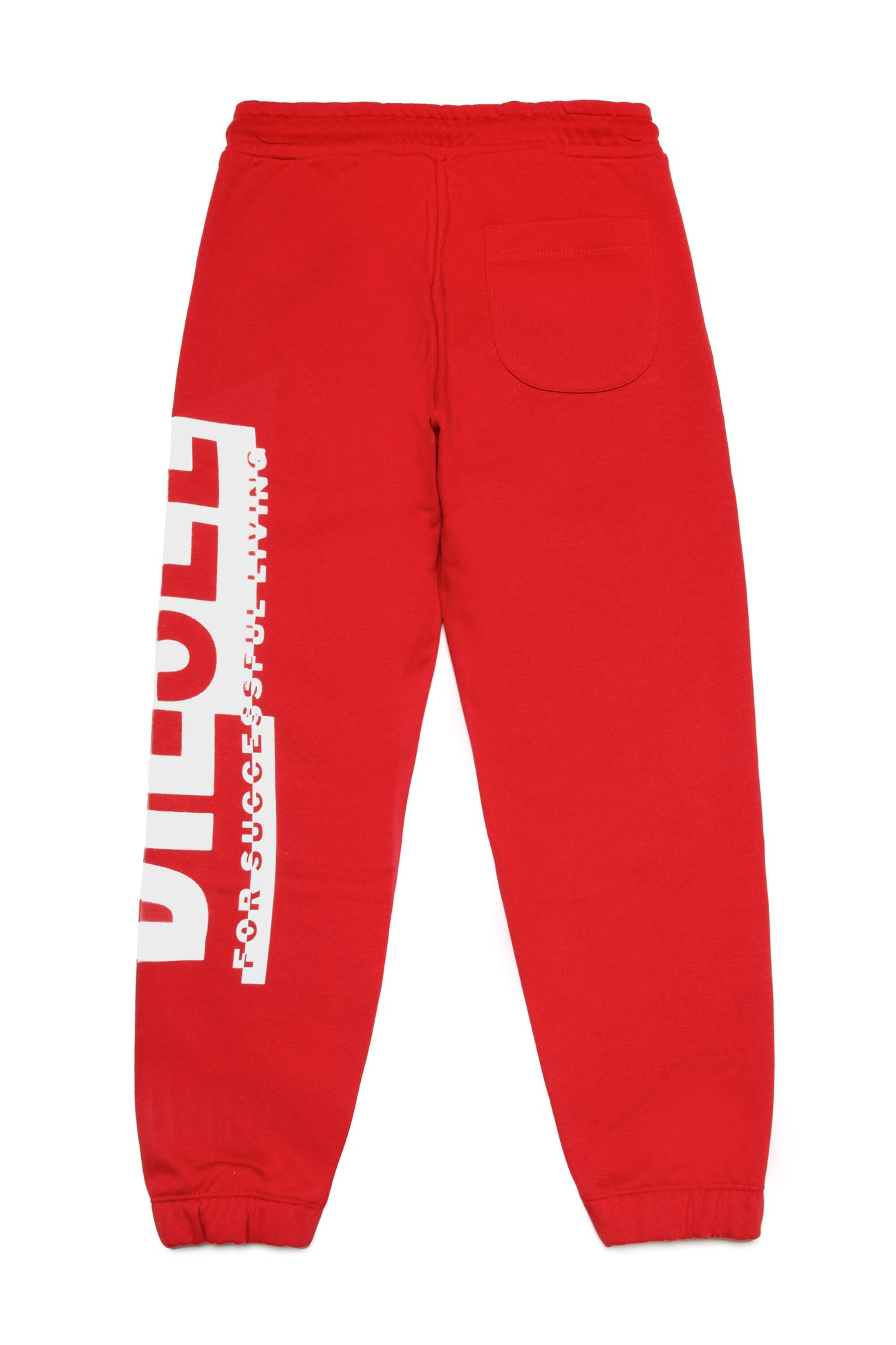 Pantalones deportivos de felpa con logotipo seccionado Pantalones deportivos de felpa con logotipo seccionado
