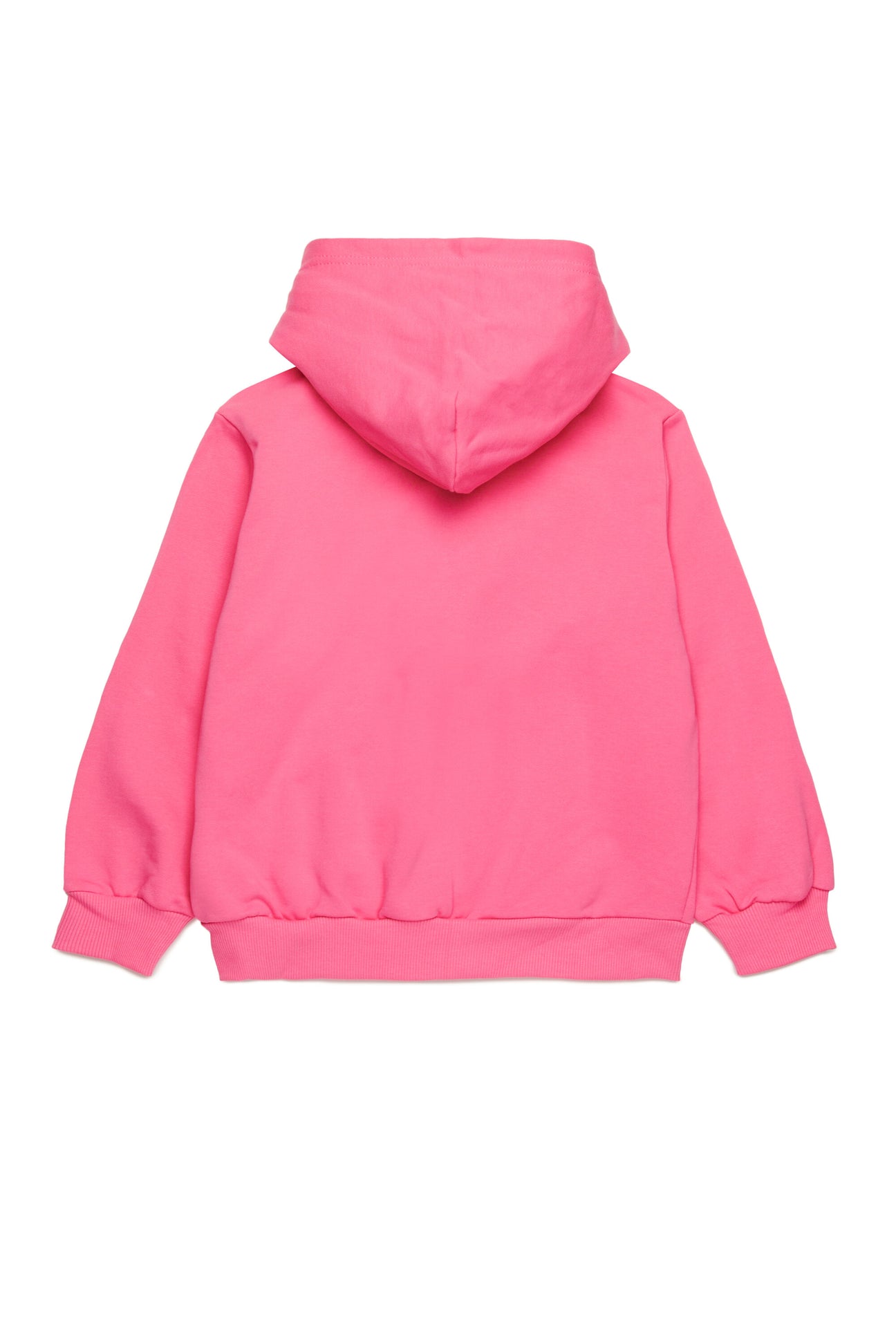 Hooded cotton sweatshirt with zip and logo Hooded cotton sweatshirt with zip and logo