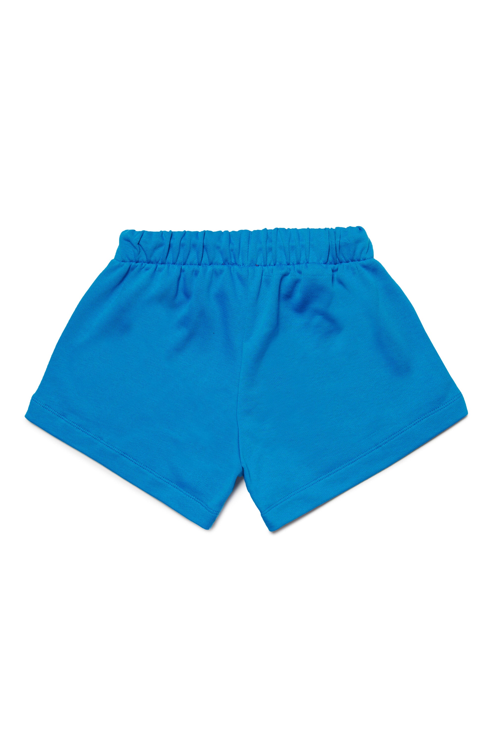 Shorts in felpa con puffy print