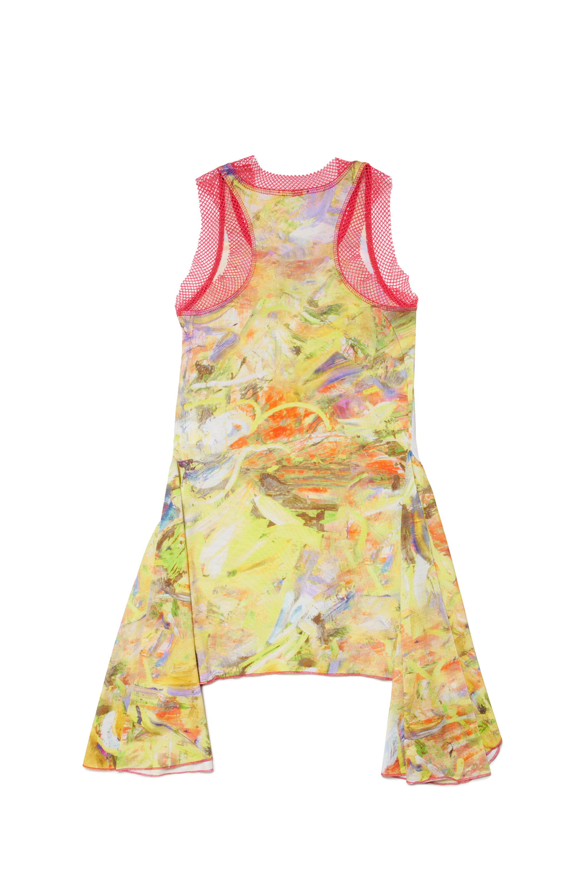 Abstract allover jersey dress