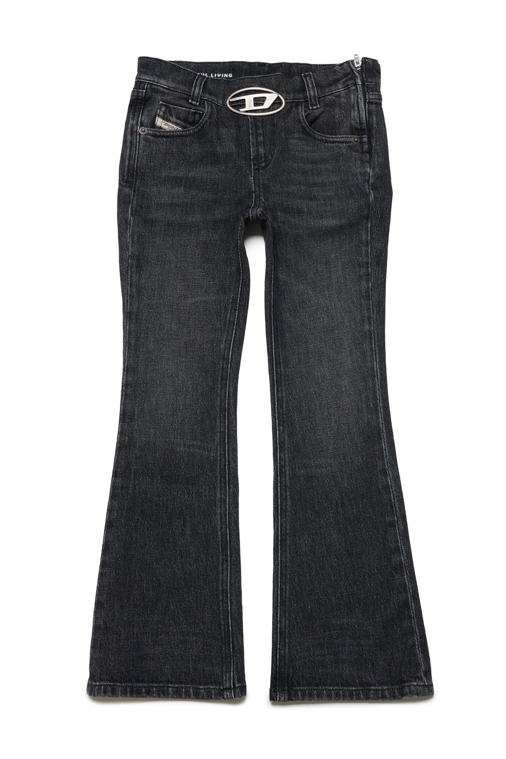 Black bootcut jeans with buckle - 1969 D-Ebbey