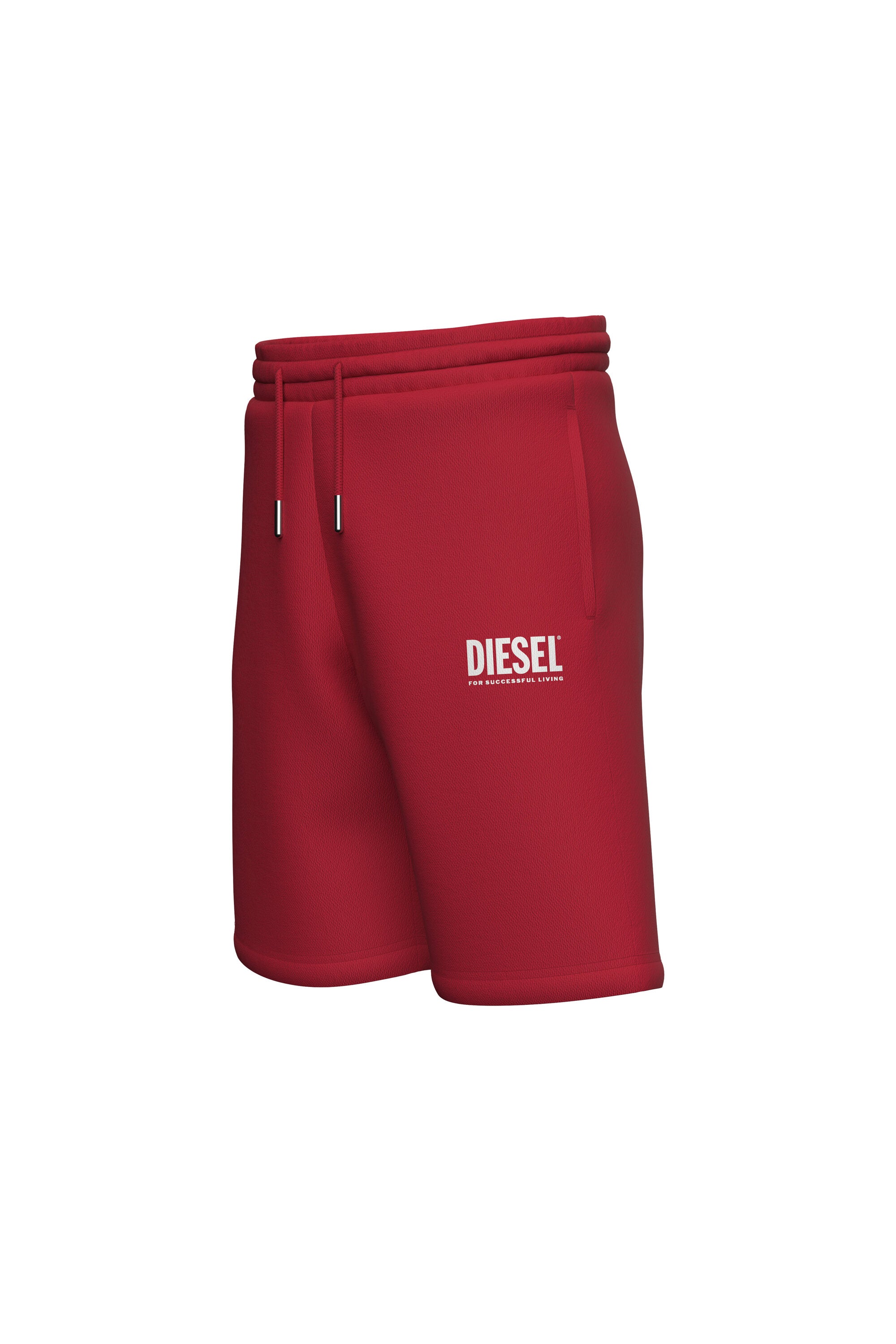 Fleece shorts with logo